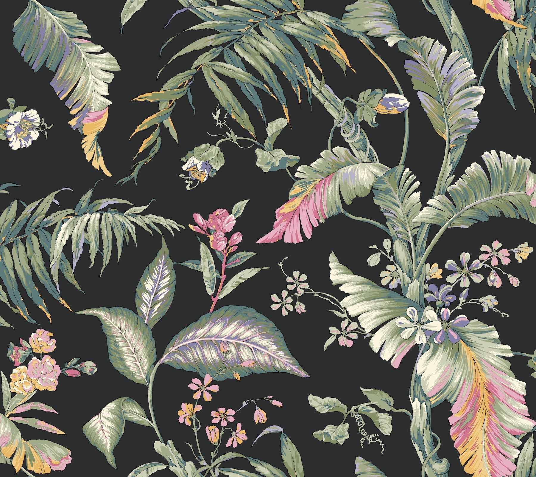 fiji-garden-premium-peel-stick-wallpaper-black-multi-york-wallcoverings-psw1368rl