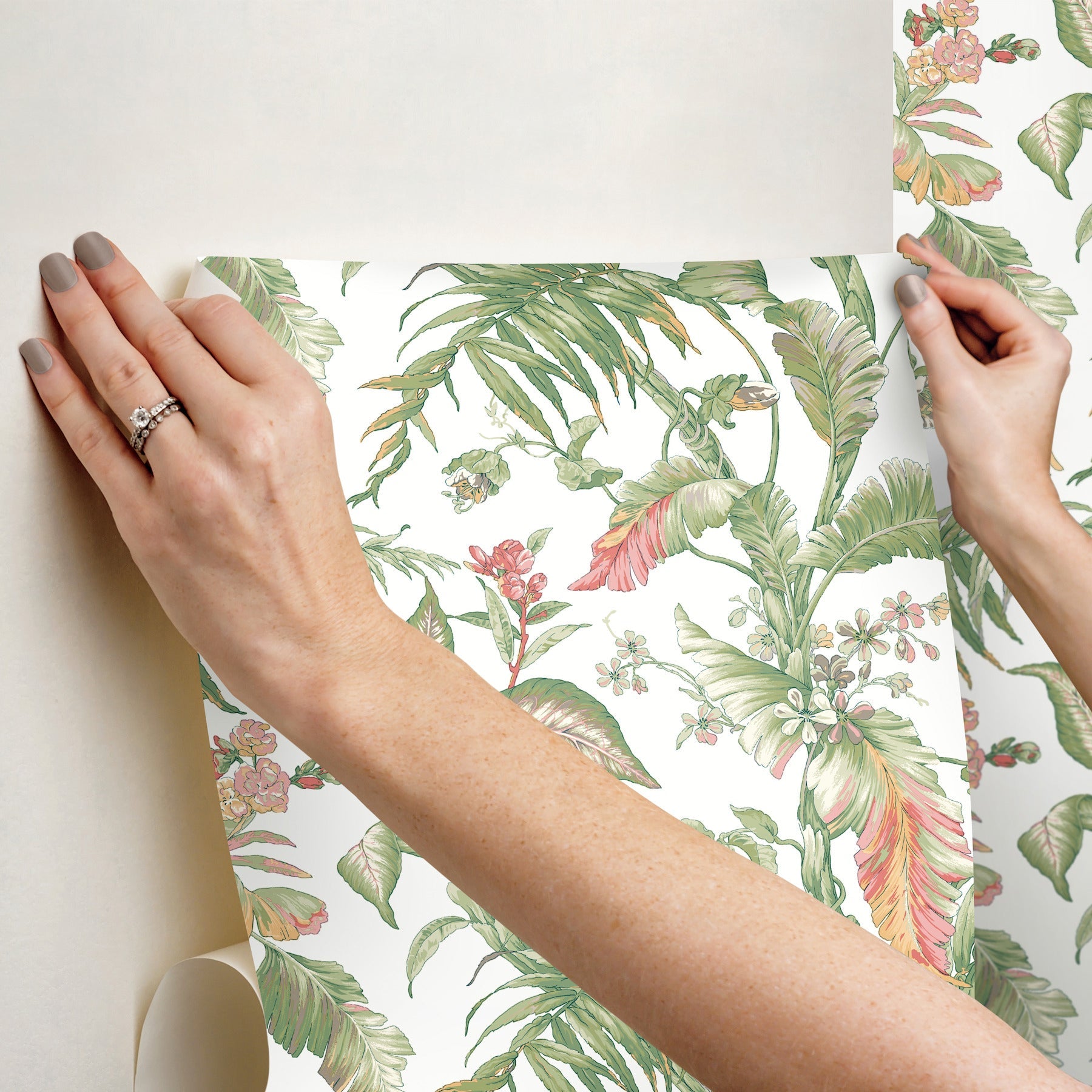 fiji-garden-premium-peel-stick-wallpaper-pink-york-wallcoverings-psw1369rl