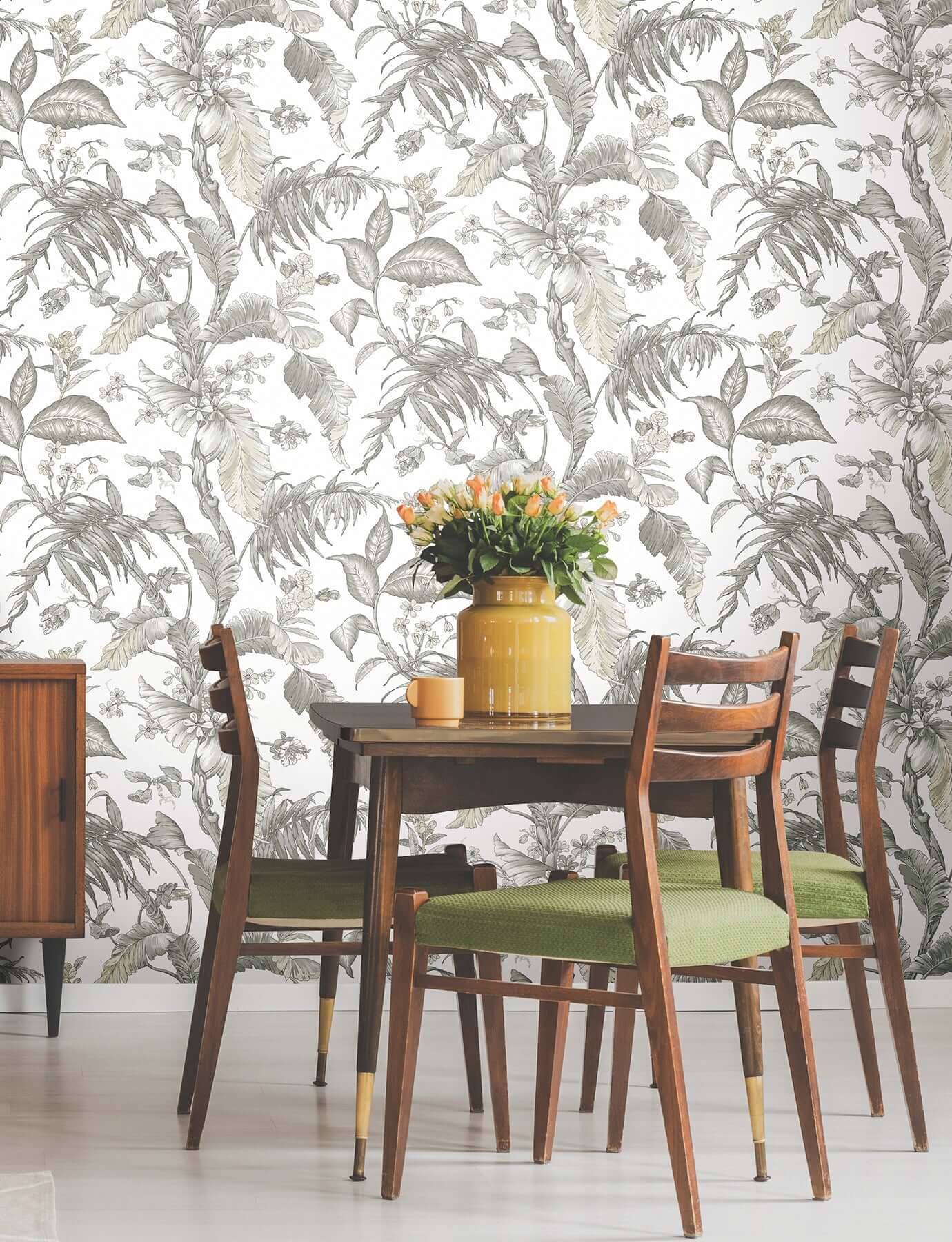 fiji-garden-white-peel-stick-wallpaper-york-wallcoverings-psw1371rl - York Wallpaper Wallpaper
