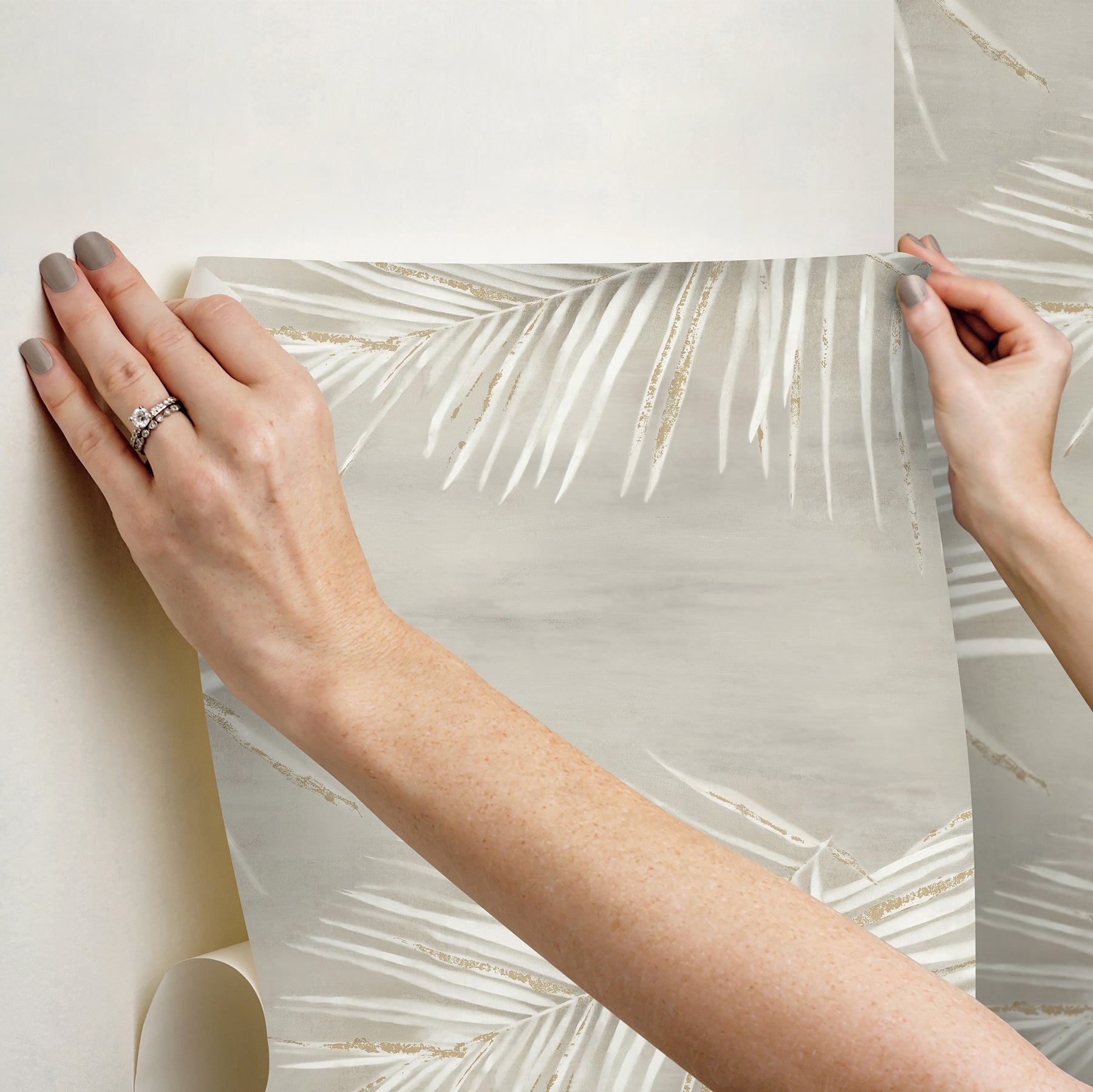 endless-summer-premium-peel-stick-wallpaper-taupe-gold-york-wallcoverings-psw1555rl