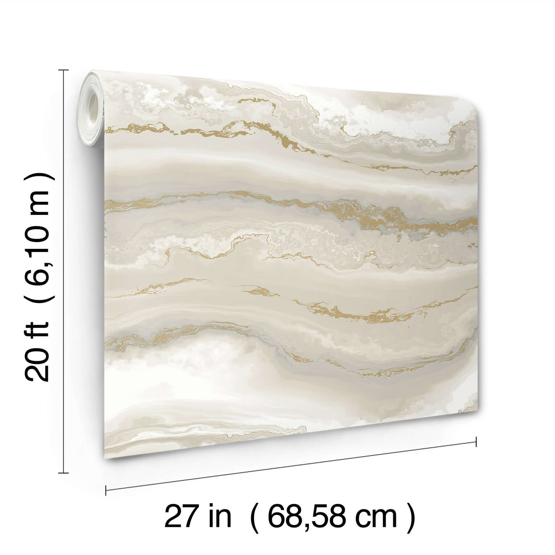 shifting-sands-beige-peel-stick-wallpaper-york-wallcoverings-psw1560rl - York Wallcoverings Wallpaper