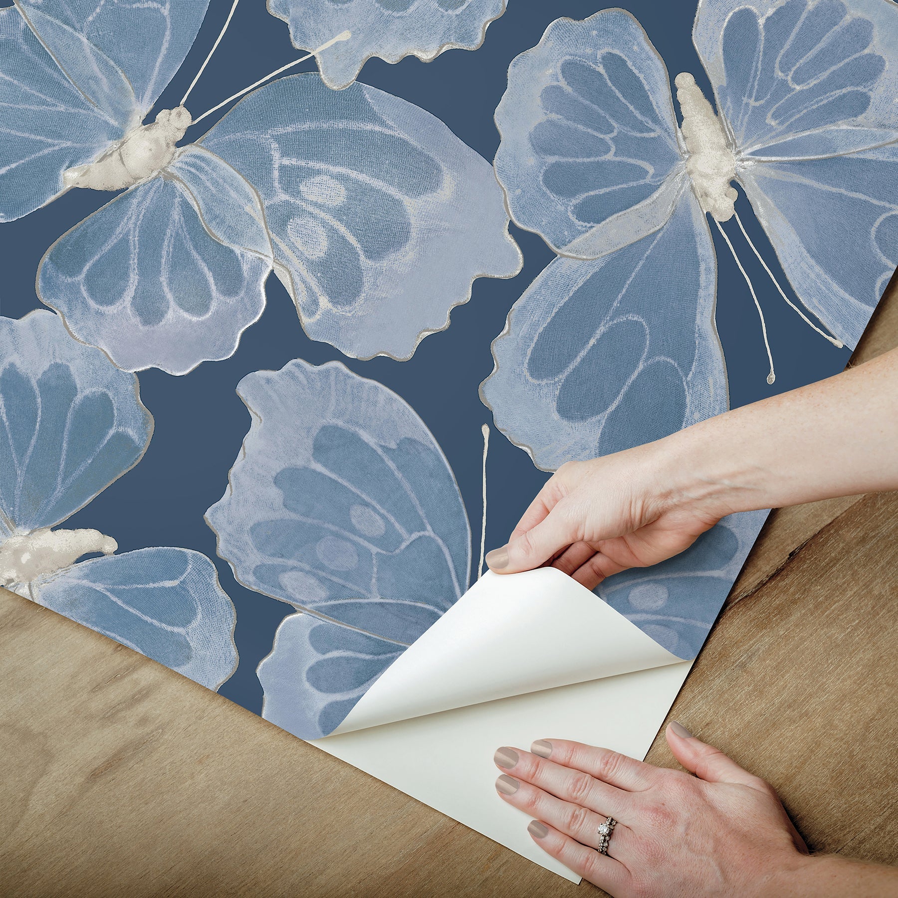 monarch-premium-peel-stick-wallpaper-blue-glint-york-wallcoverings-psw1566rl