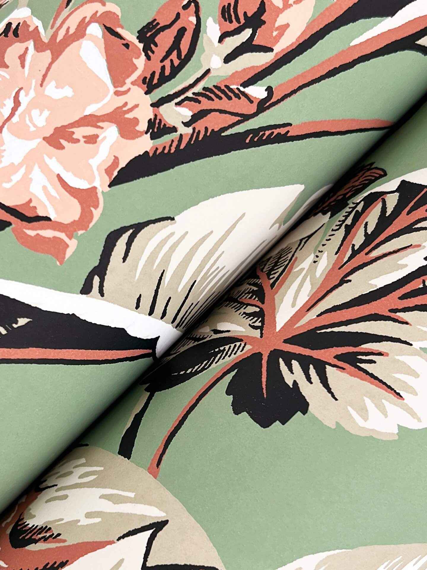 Mystic Isle Green Wallpaper - York Wallcoverings - GT4505 - York Wallcoverings Wallpaper