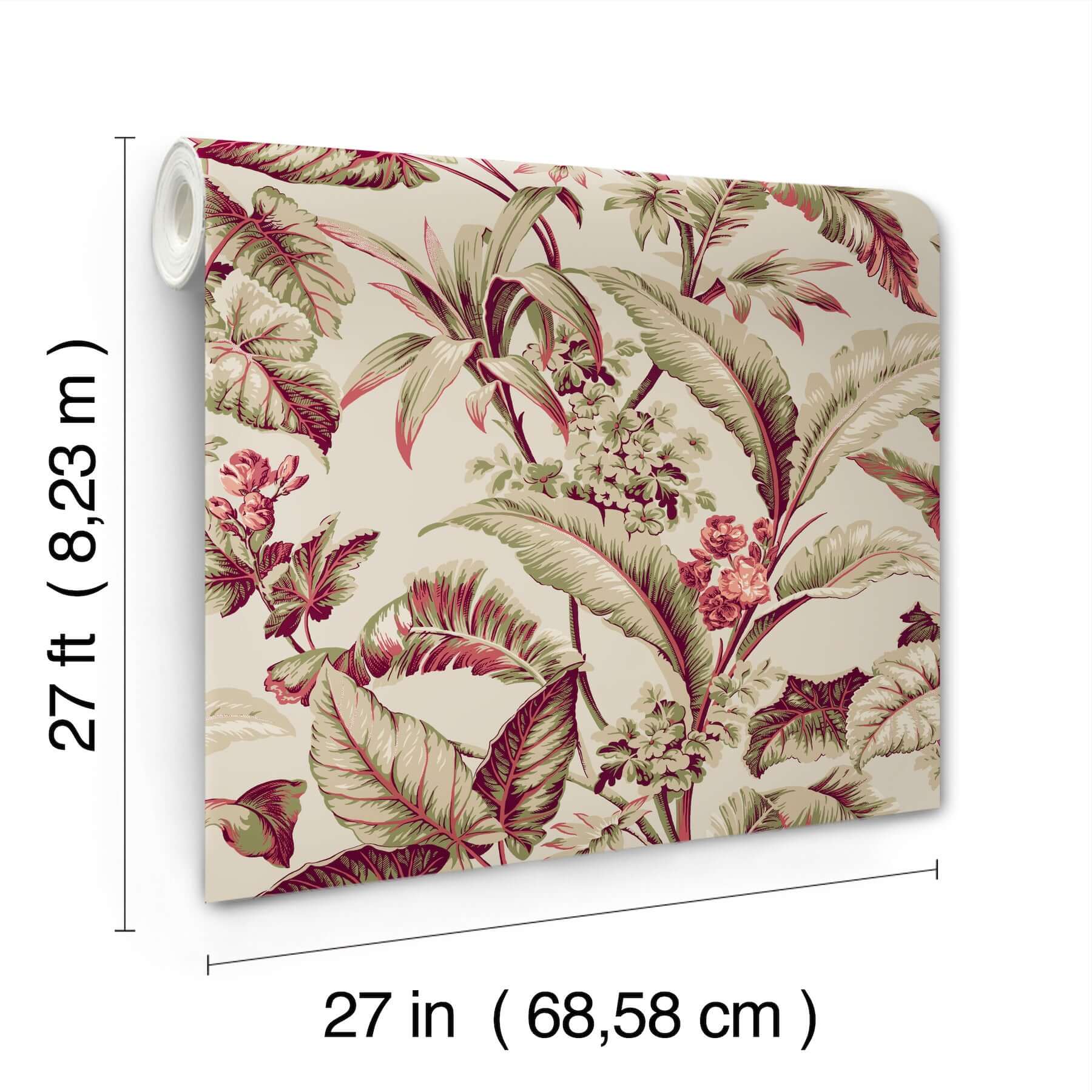 mystic-isle-taupe-wallpaper-york-wallcoverings-gt4501 - York Wallcoverings Wallpaper