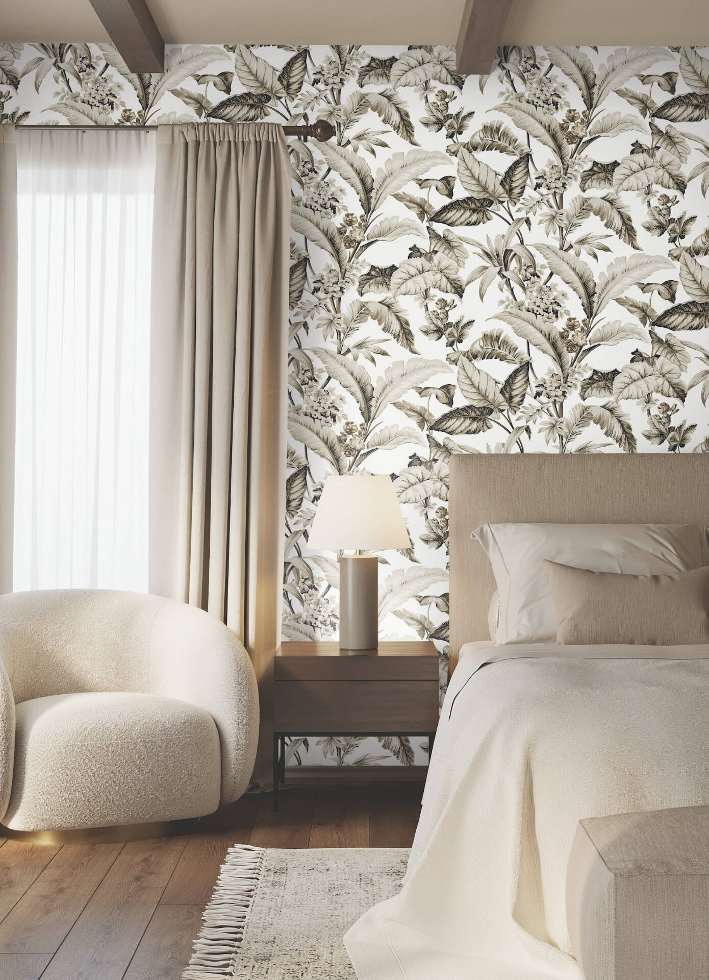 mystic-isle-neutral-wallpaper-york-wallcoverings-gt4503 - York Wallpaper Wallpaper