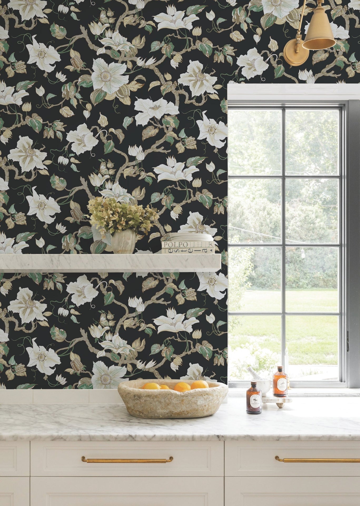 marguerite-vine-wallpaper-black-york-wallcoverings-gt4514