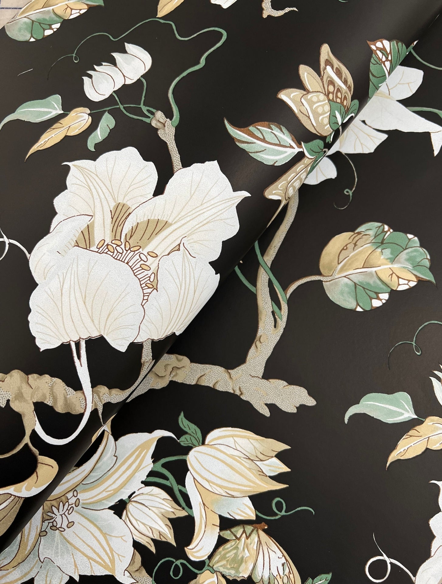 marguerite-vine-wallpaper-black-york-wallcoverings-gt4514