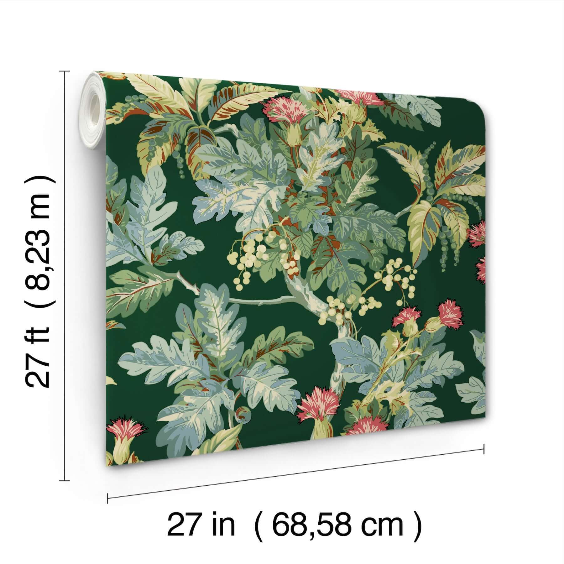 briarwood-green-wallpaper-york-wallcoverings-gt4525 - York Wallpaper Wallpaper