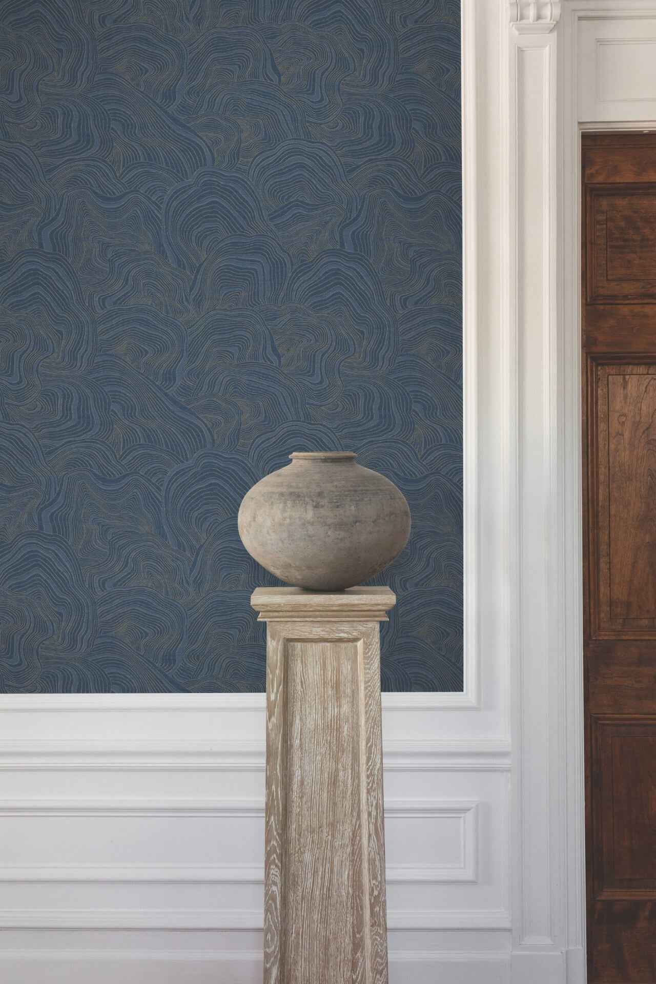 Geodes Navy Wallpaper - York Wallcoverings - GT4527 - York Wallcoverings Wallpaper