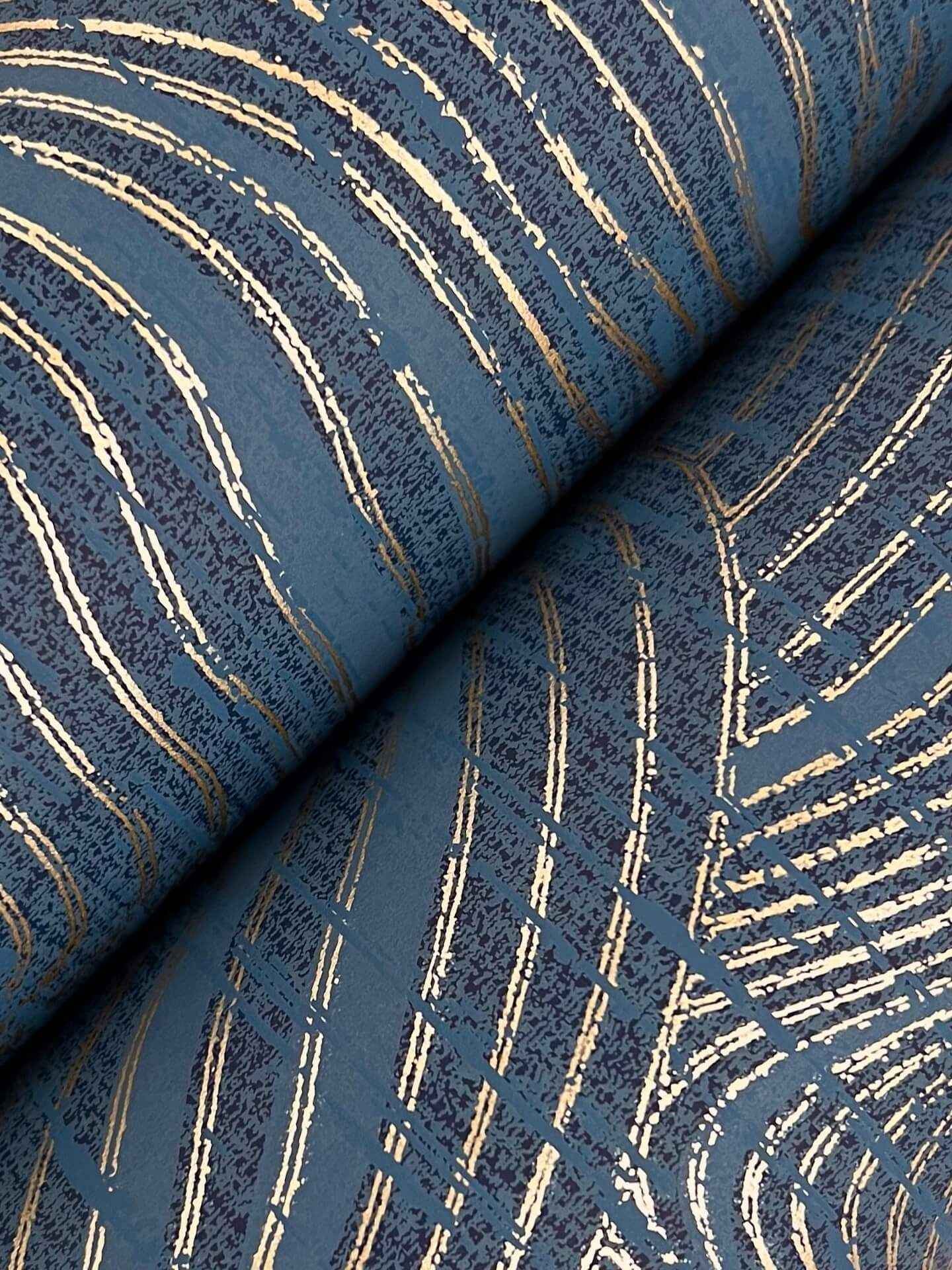 Geodes Navy Wallpaper - York Wallcoverings - GT4527 - York Wallcoverings Wallpaper