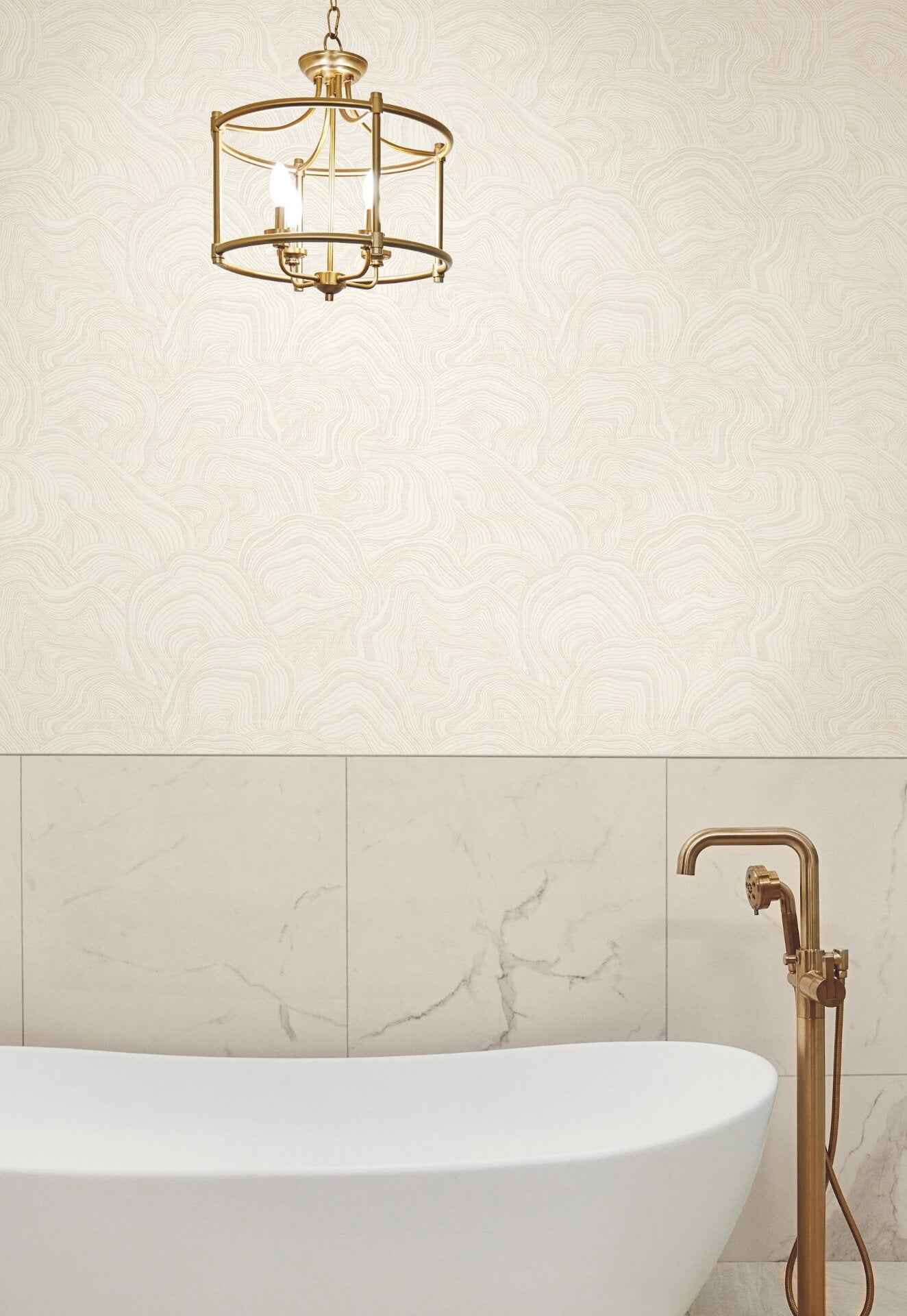 Geodes White Wallpaper - York Wallcoverings - GT4529 - York Wallcoverings Wallpaper