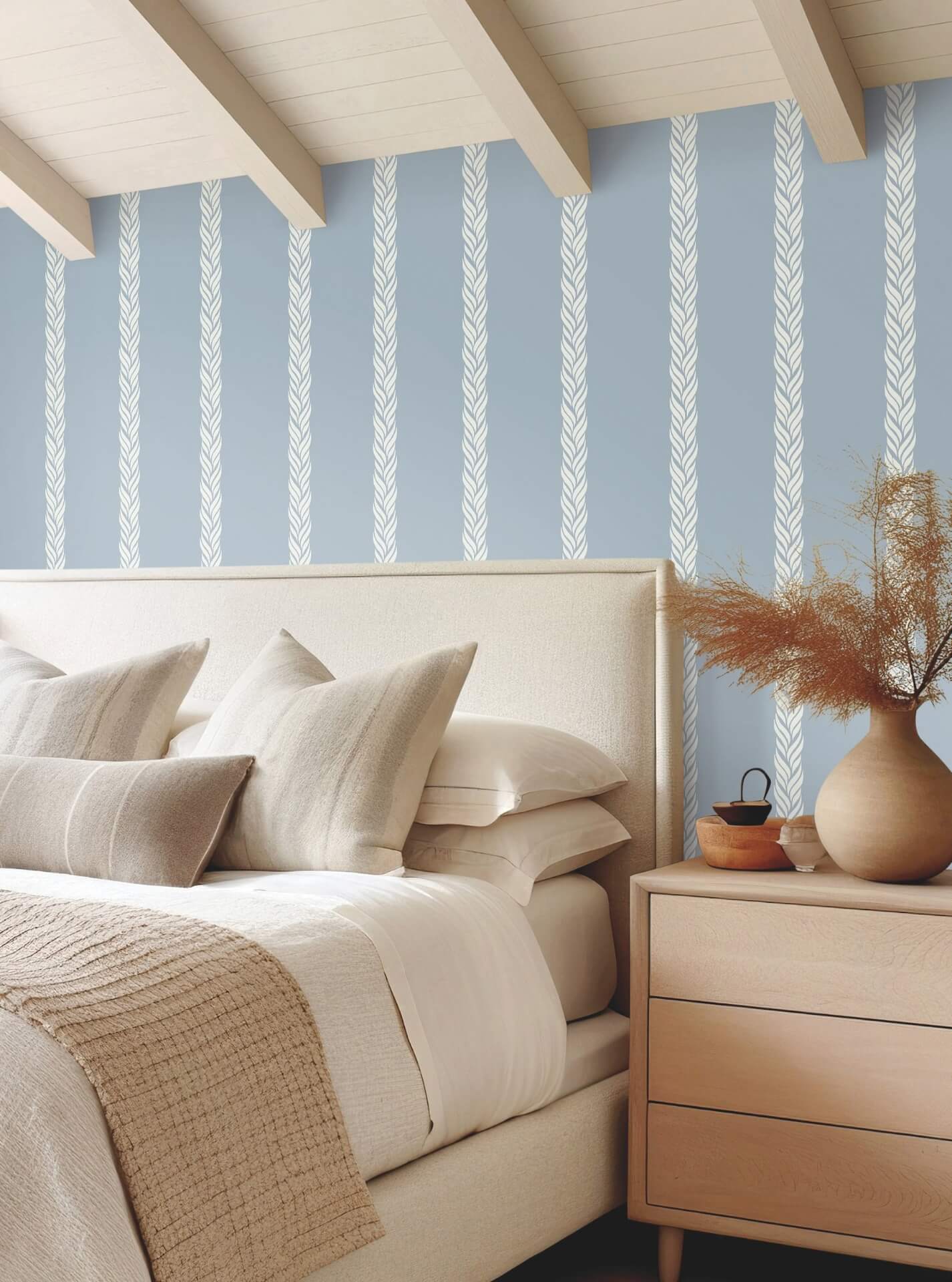 braided-stripe-wallpaper-blue-york-wallcoverings-gt4546 - York Wallcoverings Wallpaper