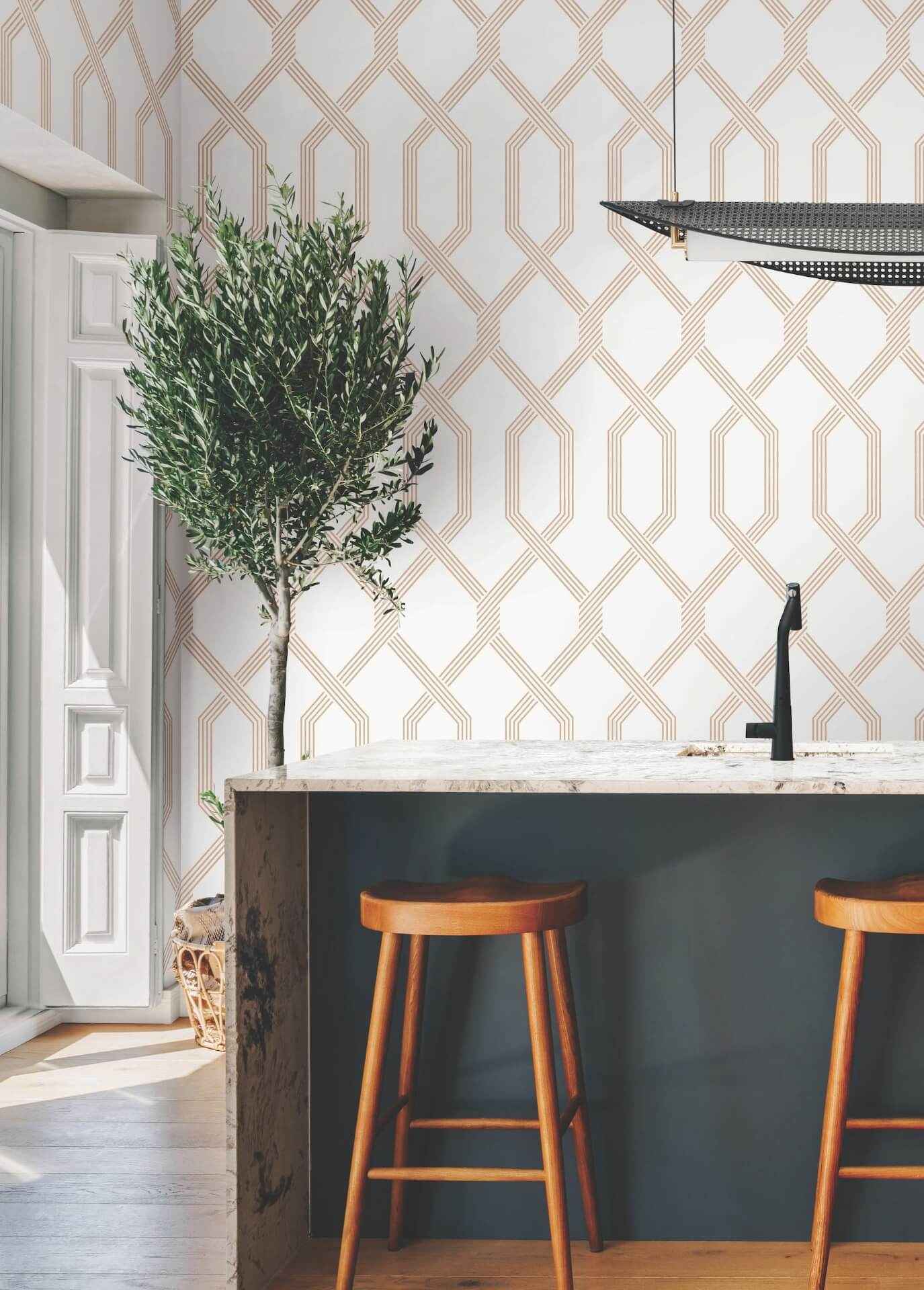 Palisade Coral Wallpaper - York Wallcoverings - GT4554 - York Wallcoverings Wallpaper