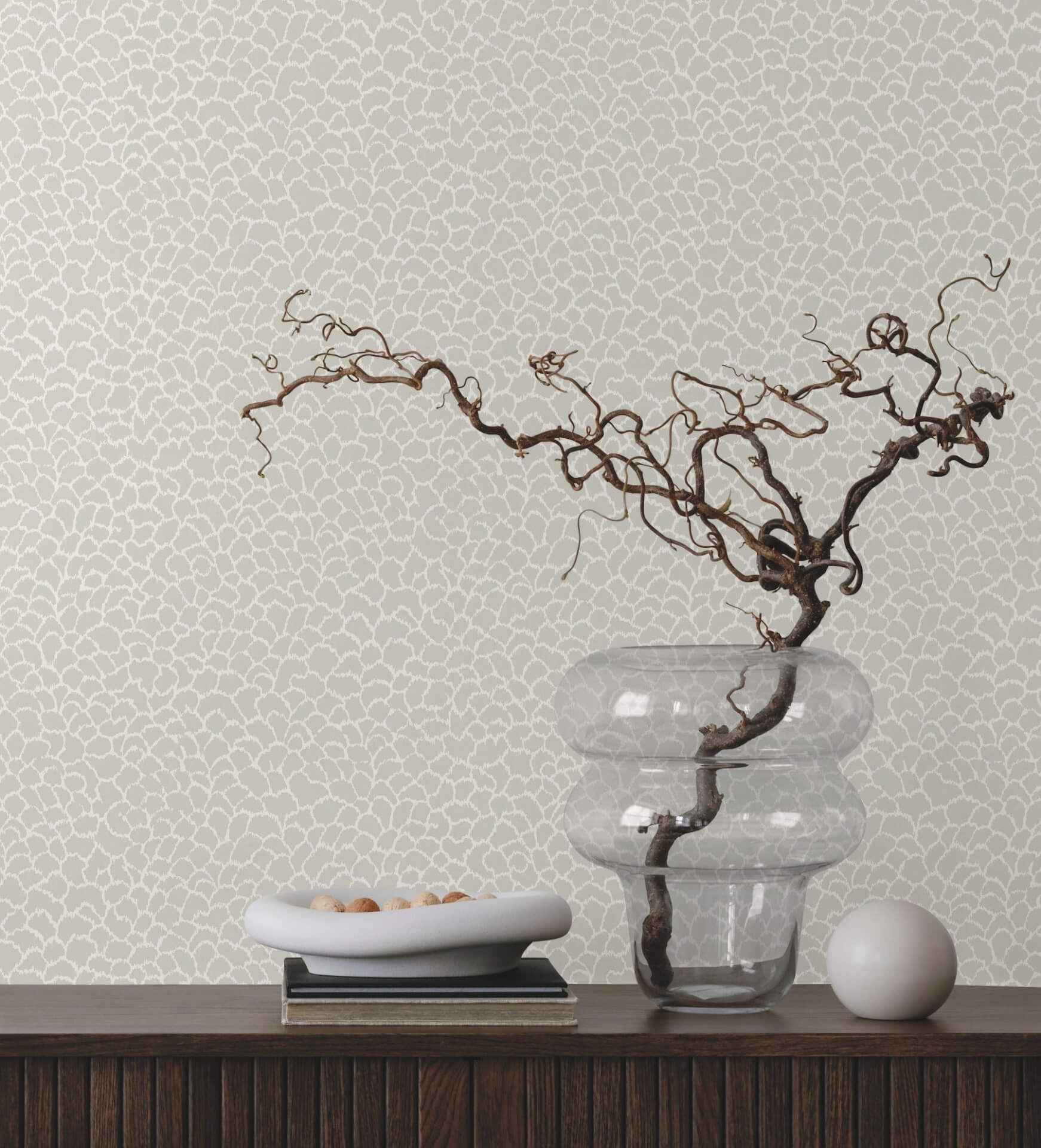 Nadie Grey Wallpaper - York Wallcoverings - GT4574 - York Wallcoverings Wallpaper