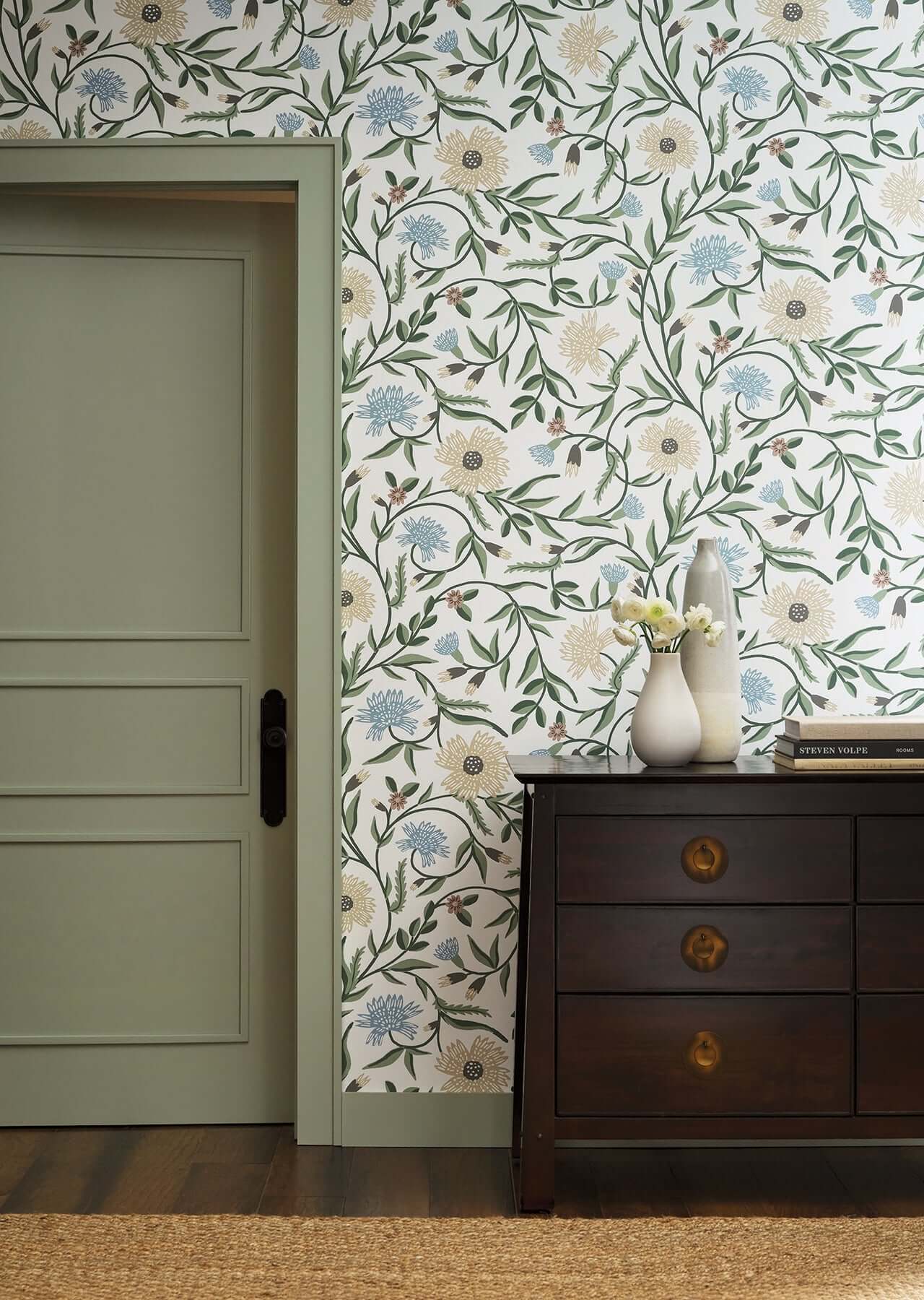 aster-white-wallpaper-york-wallcoverings-rf7431 - York Wallpaper Wallpaper