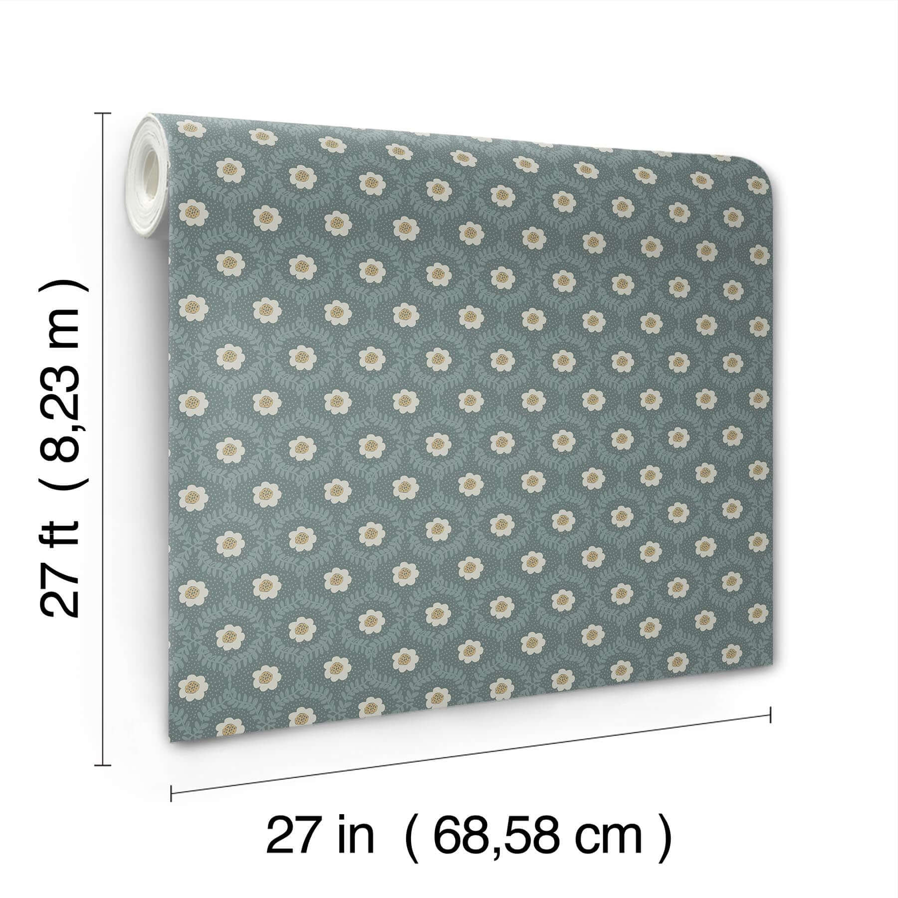 emma-wallpaper-slate-york-wallcoverings-rf7445 - York Wallcoverings Wallpaper