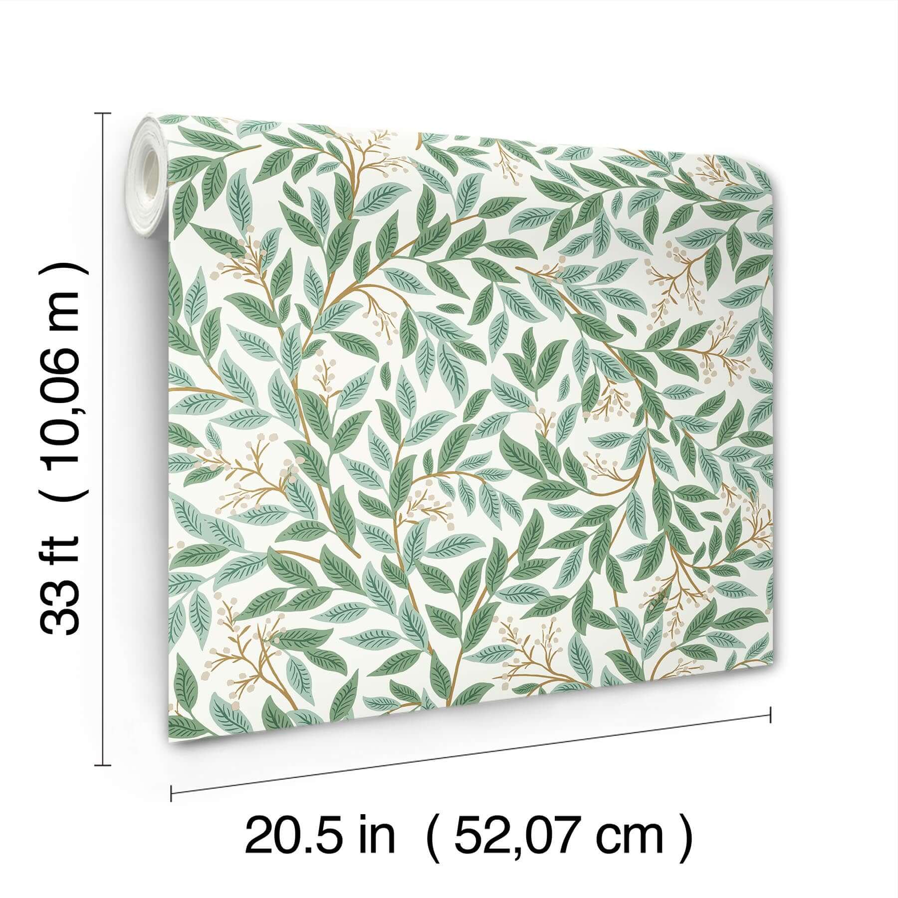 willowberry-emerald-wallpaper-york-wallcoverings-rf7464 - York Wallpaper Wallpaper
