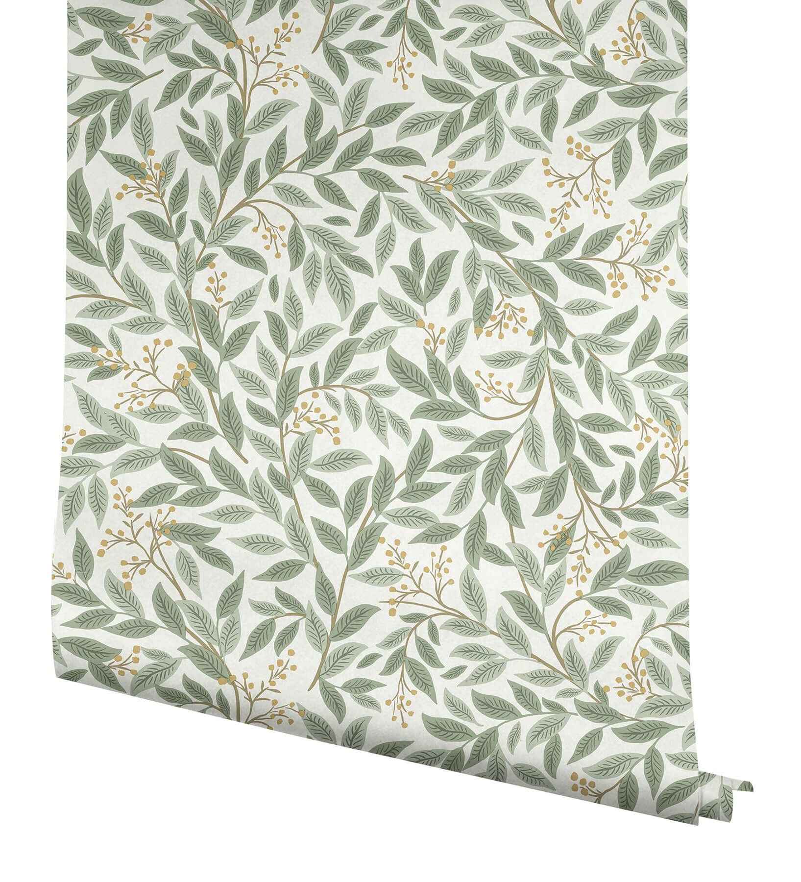 Willowberry Sage Wallpaper - York Wallcoverings - RF7465 - York Wallcoverings Wallpaper