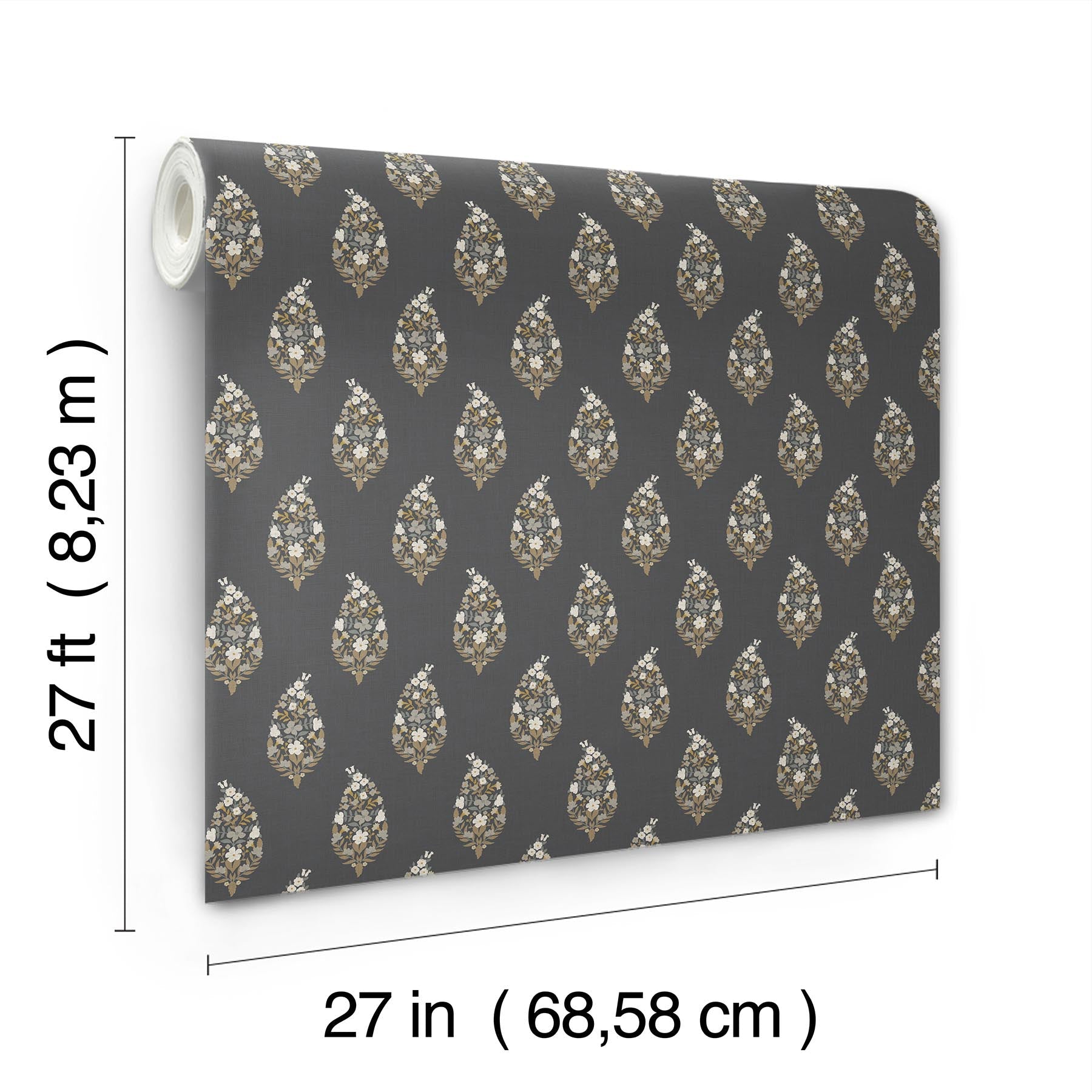 paisley-wallpaper-black-york-wallcoverings-rf7472