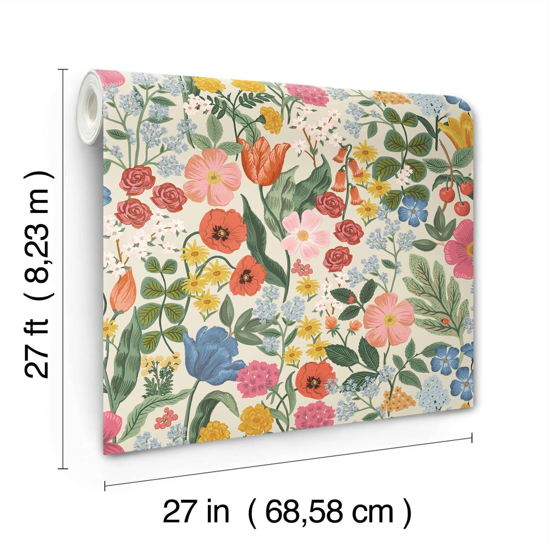 blossom-wallpaper-cream-york-wallcoverings-rf7492 - York Wallcoverings Wallpaper