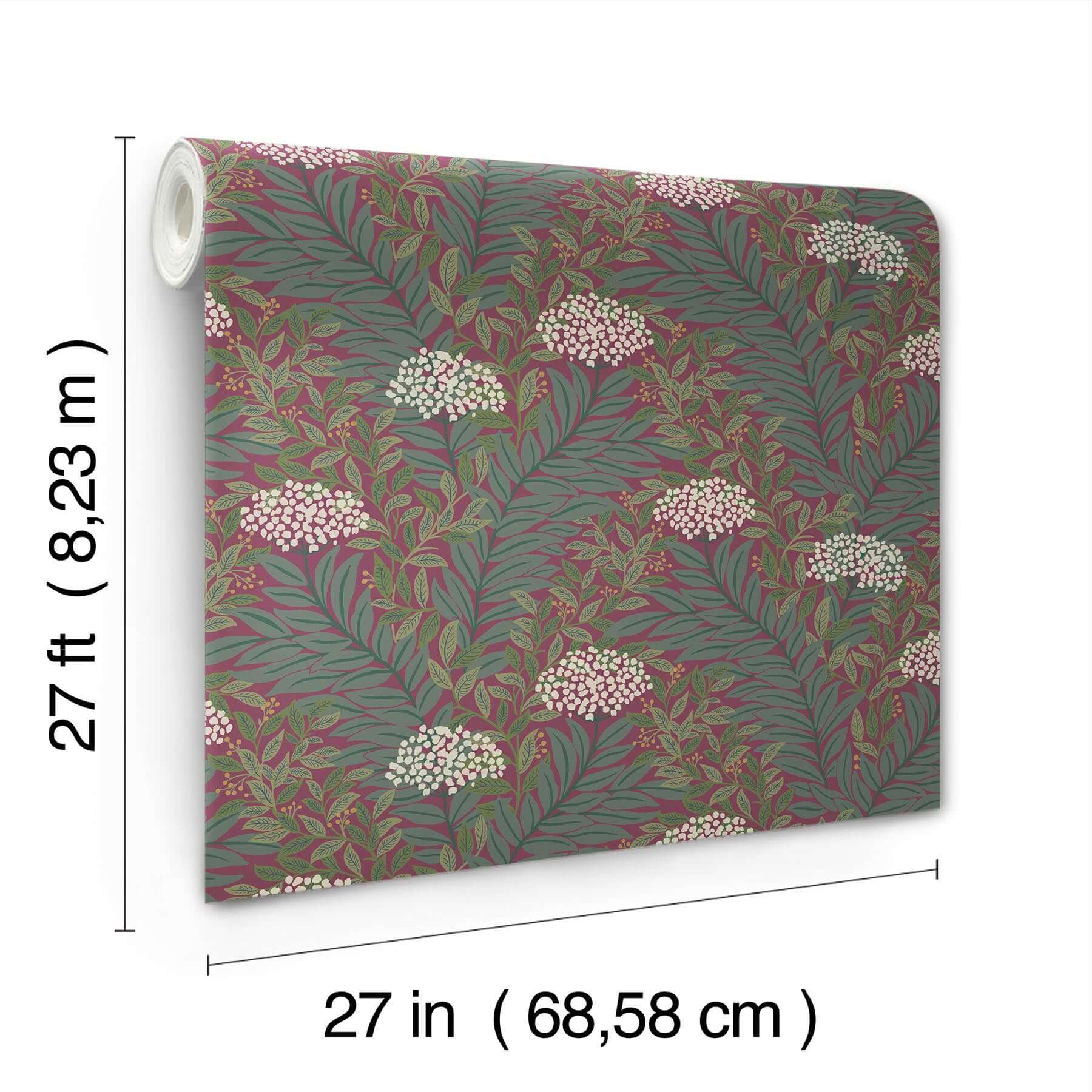 highgrove-burgundy-wallpaper-york-wallcoverings-rf7506 - York Wallpaper Wallpaper