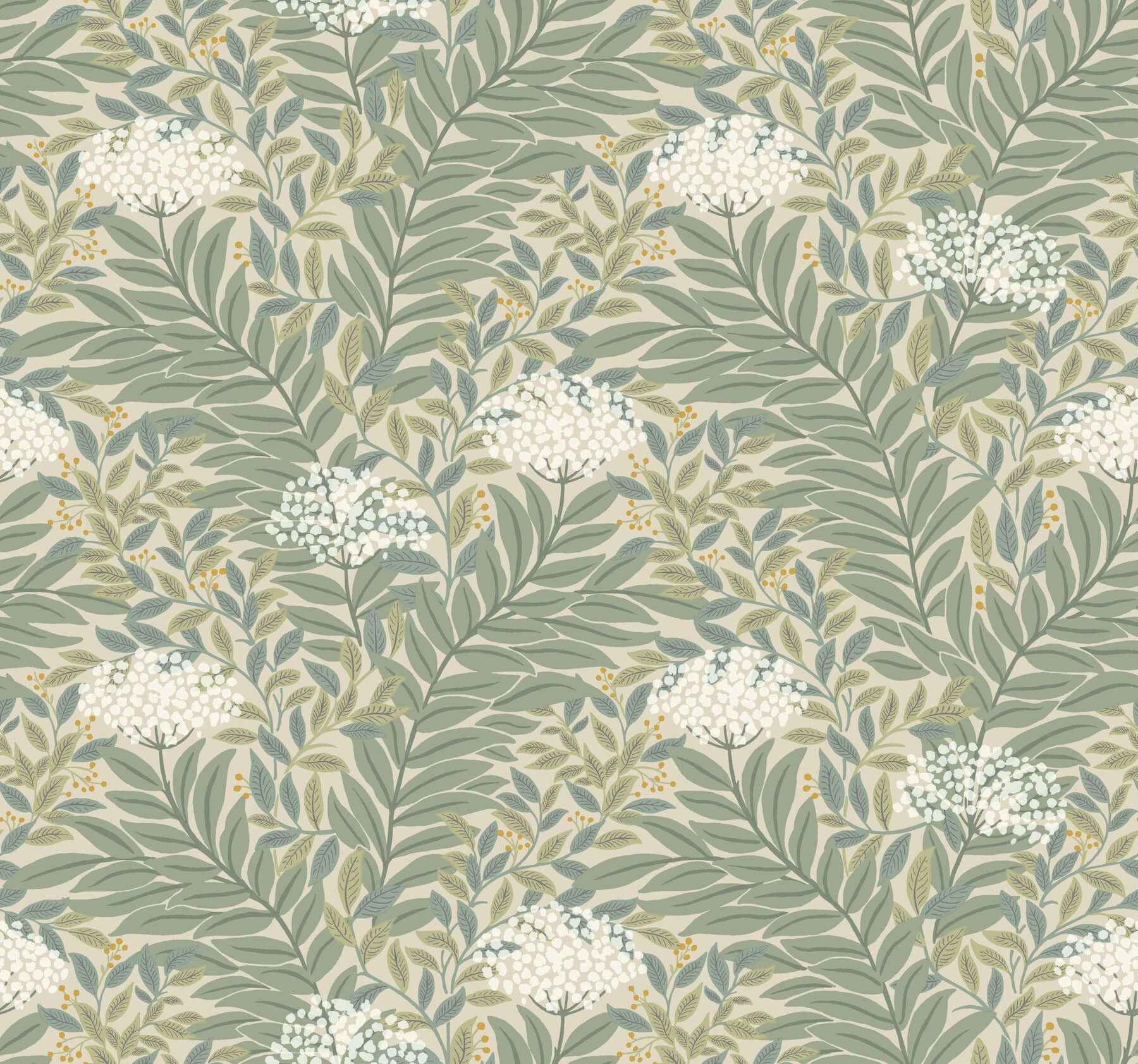 Highgrove Linen Wallpaper - York Wallcoverings - RF7502 - York Wallcoverings Wallpaper