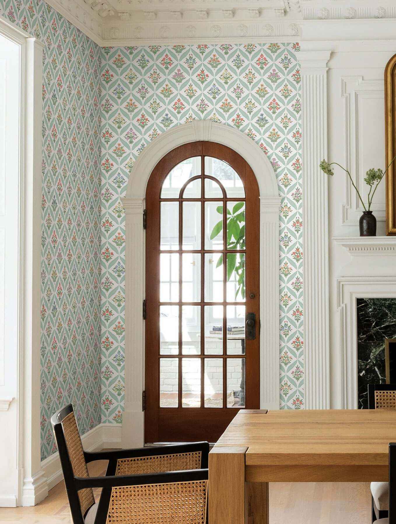 Estee Garden Pastel Wallpaper - York Wallcoverings - RF7512 - York Wallcoverings Wallpaper