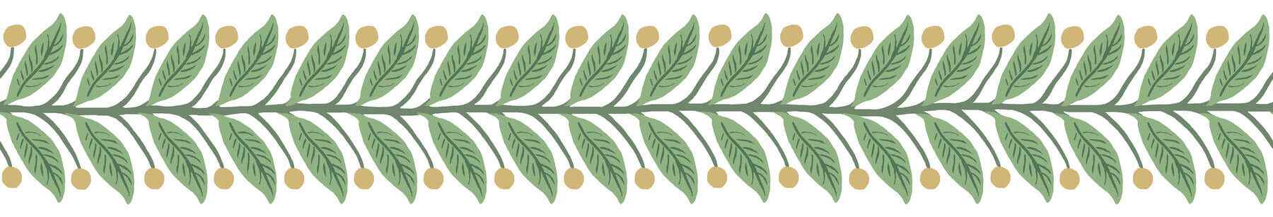 Green Garden Wallpaper Trim - York Wallcoverings - RF7531B - York Wallcoverings Wallpaper