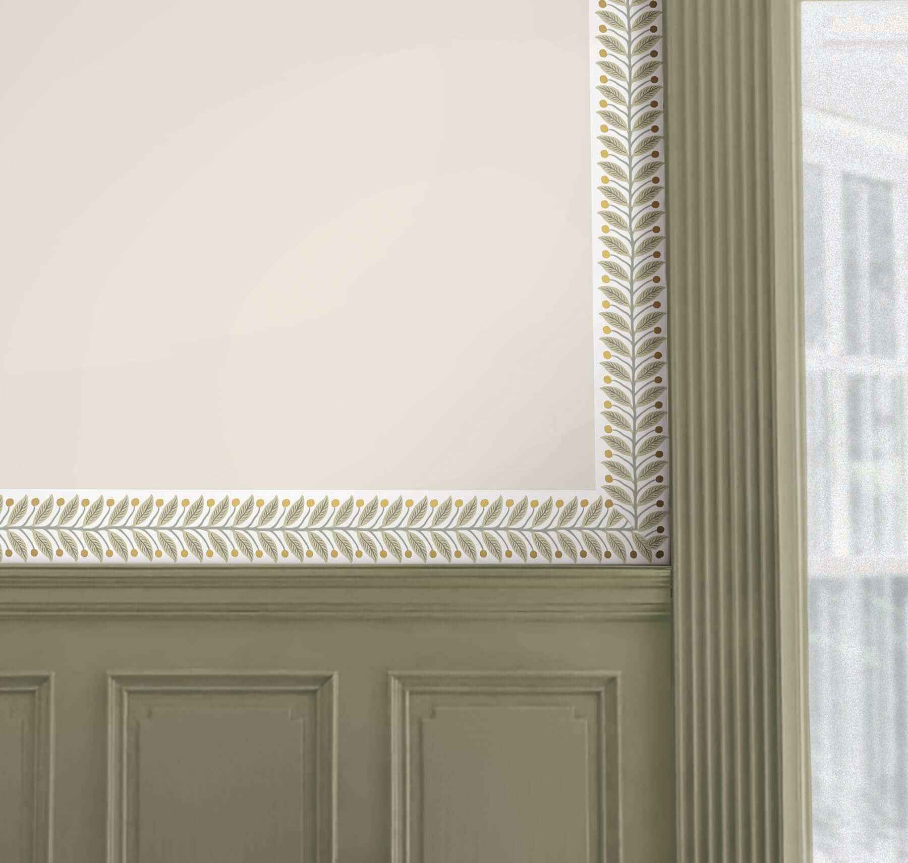 Linen Garden Wallpaper Trim - York Wallcoverings - RF7532B - York Wallcoverings Wallpaper