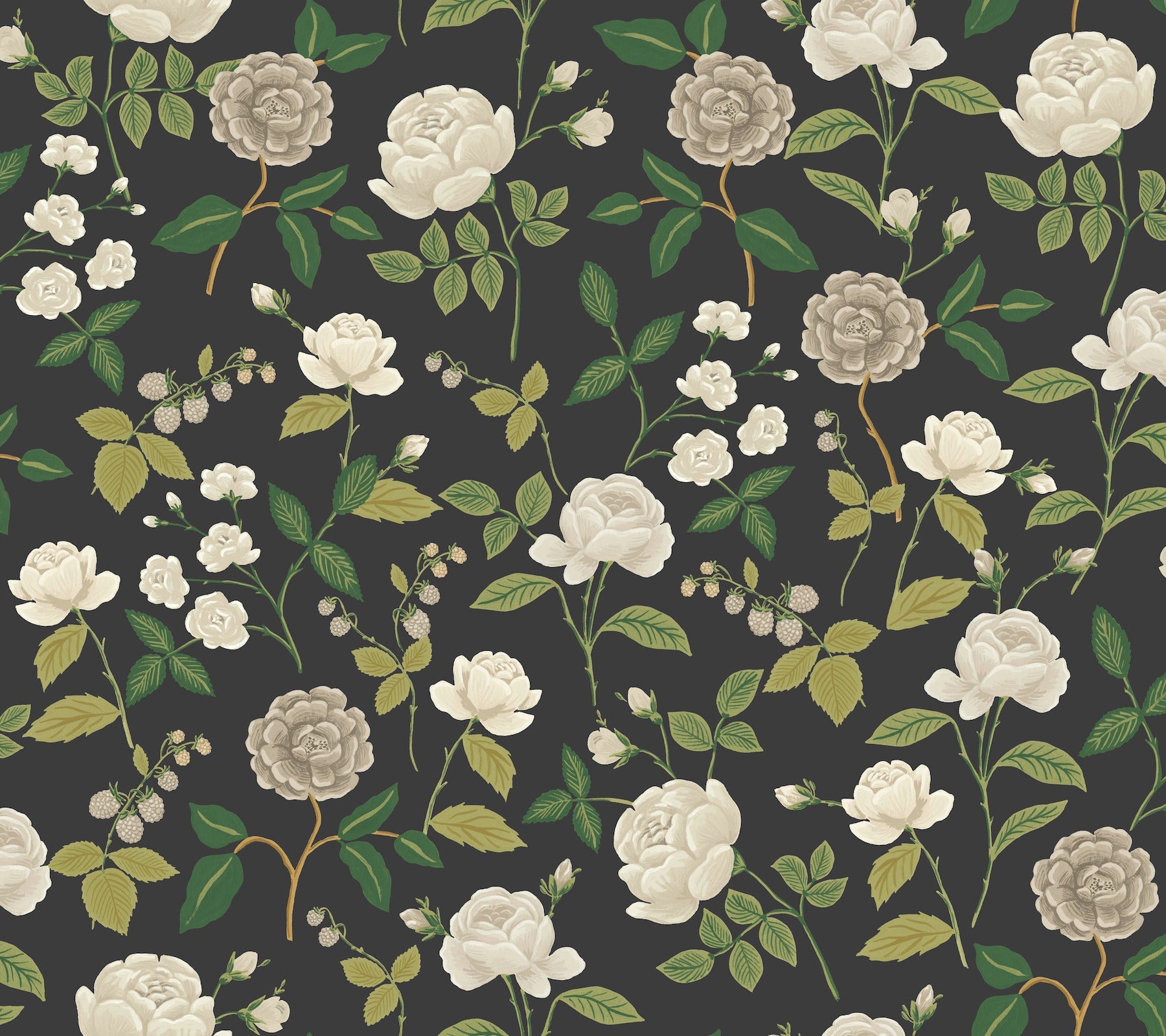 roses-wallpaper-black-york-wallcoverings-rf7542