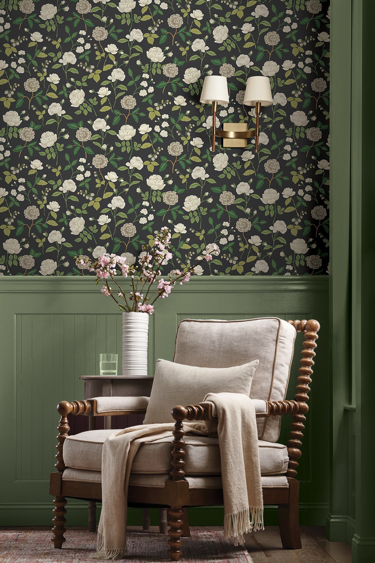 roses-wallpaper-black-york-wallcoverings-rf7542