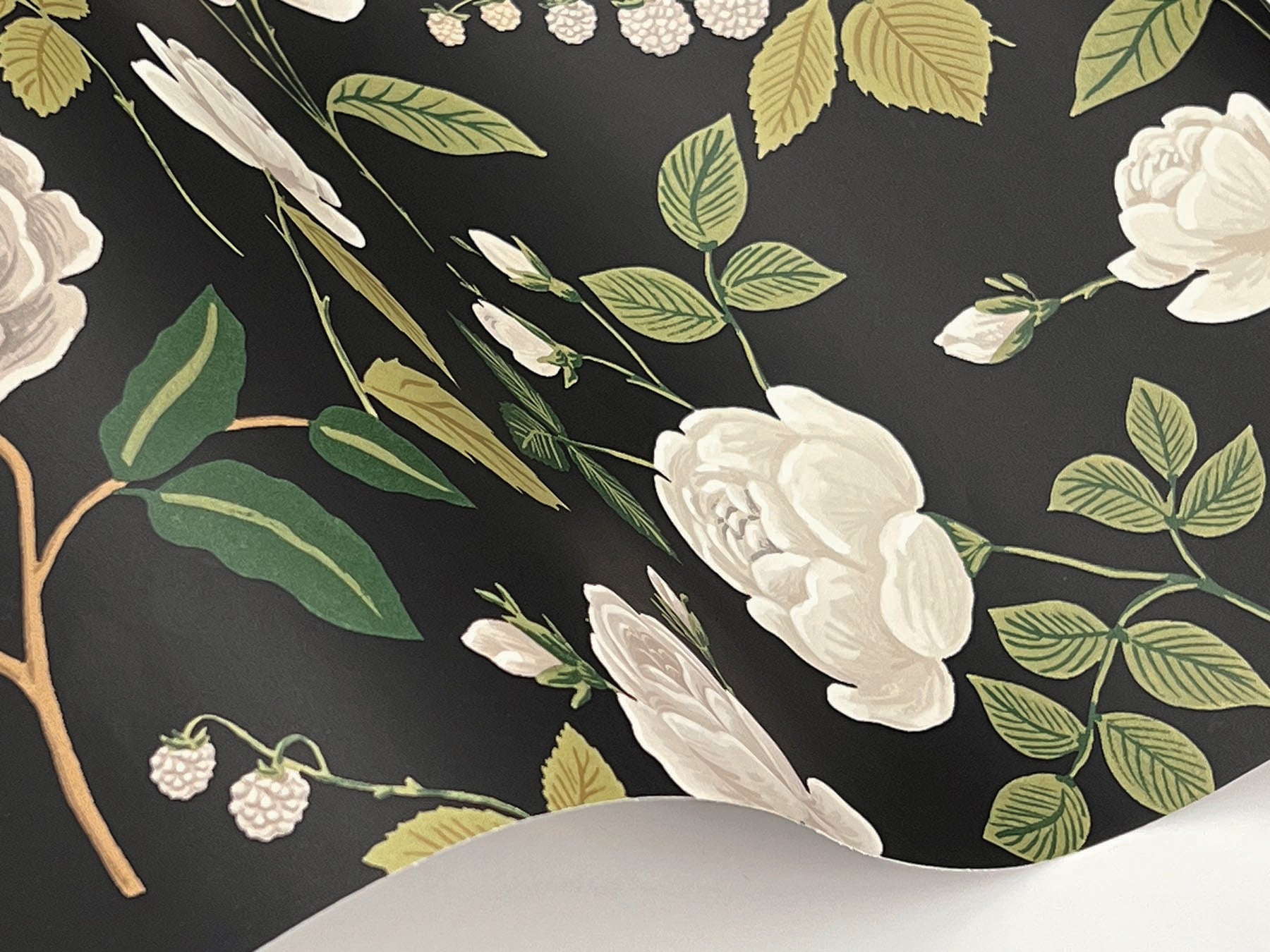 roses-wallpaper-black-york-wallcoverings-rf7542