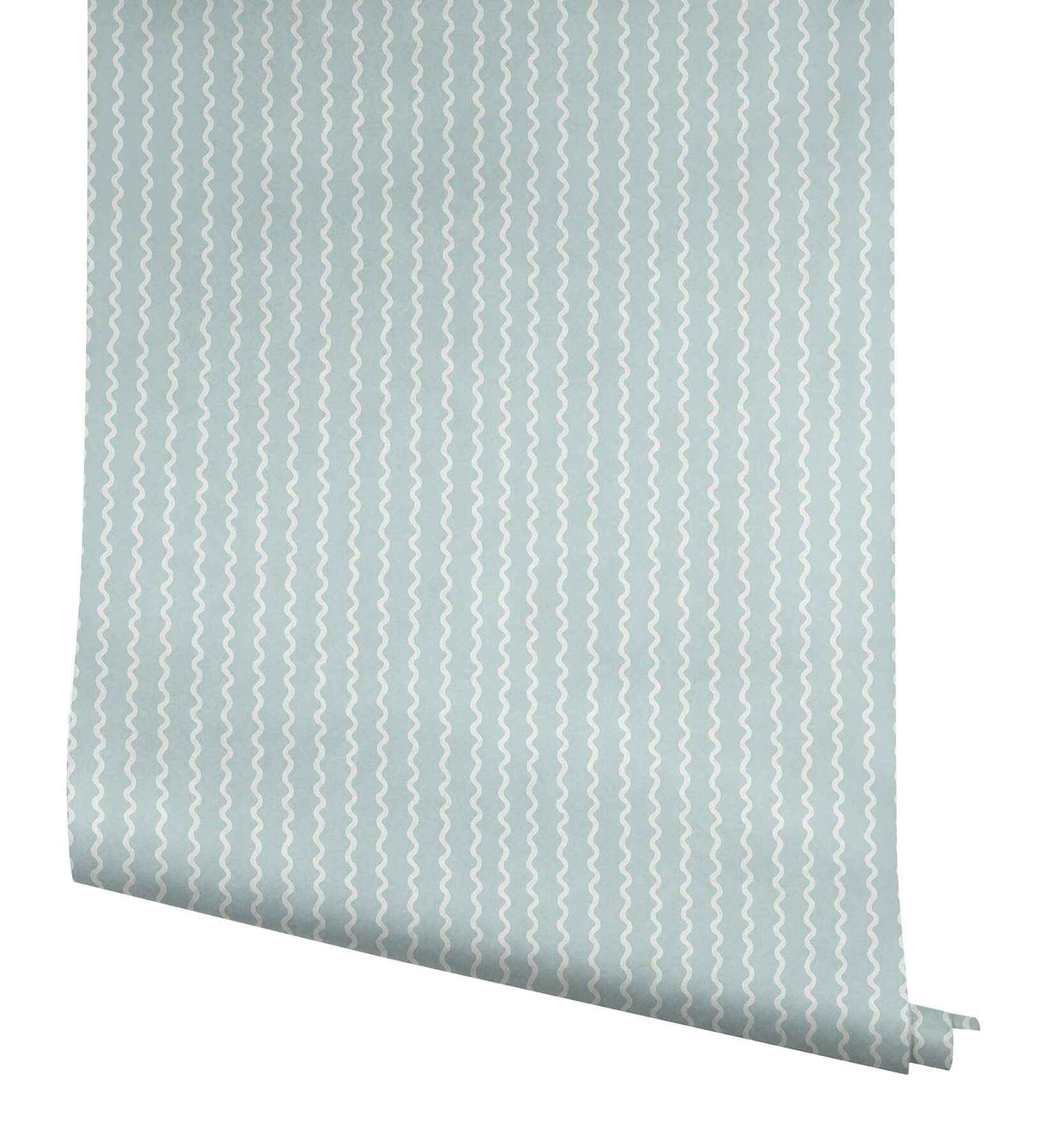 Rickrack Light Blue Wallpaper - York Wallcoverings - RF7552 - York Wallcoverings Wallpaper