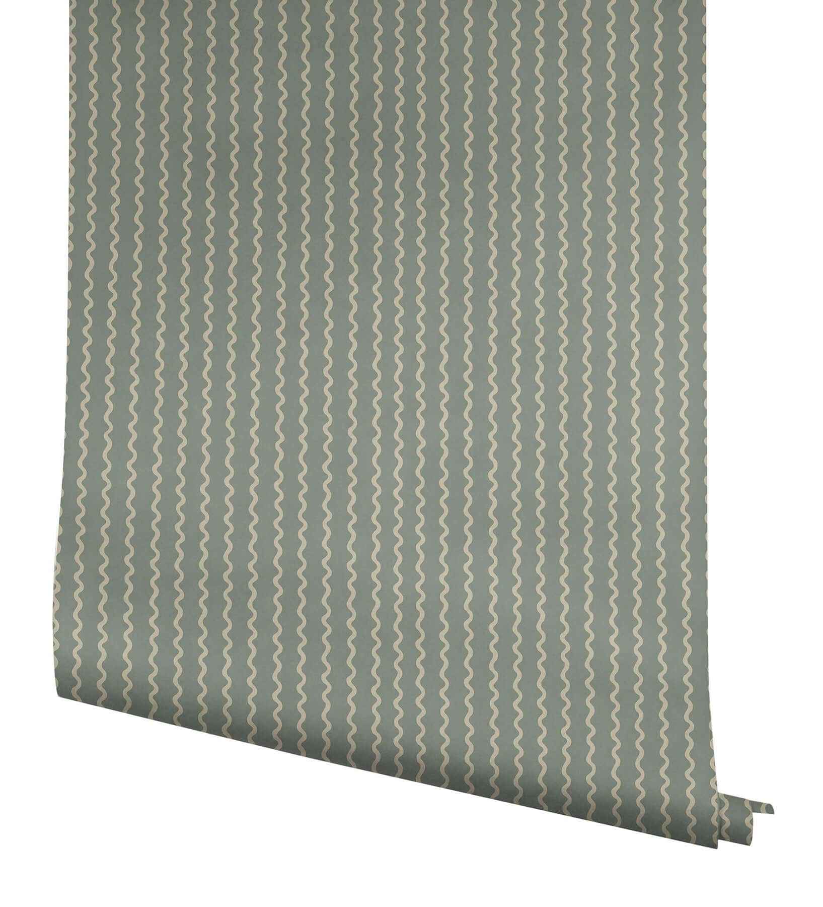 Rickrack Moss Wallpaper - York Wallcoverings - RF7553 - York Wallcoverings Wallpaper