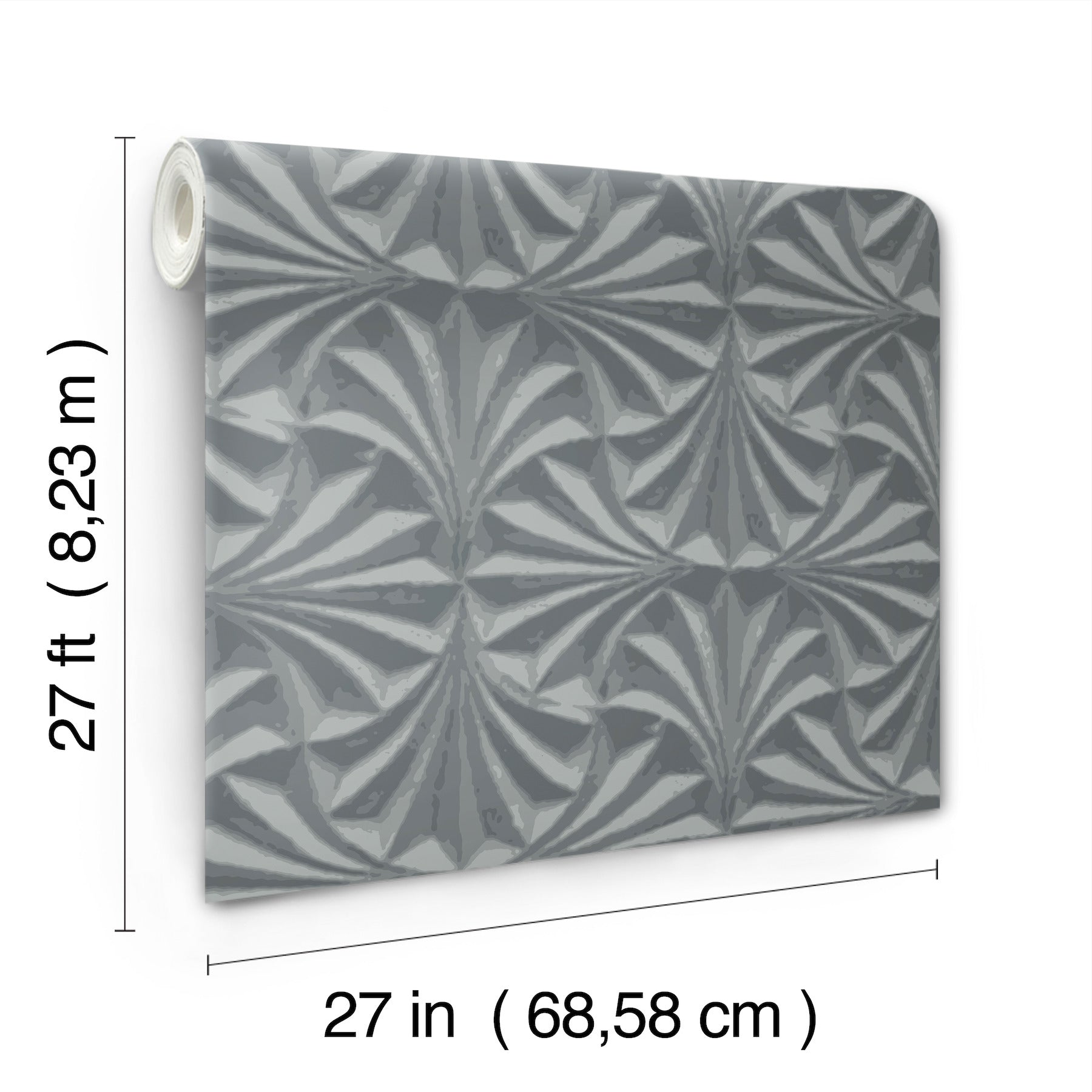 sculpted-fans-wallpaper-charcoal-york-wallcoverings-nt6127