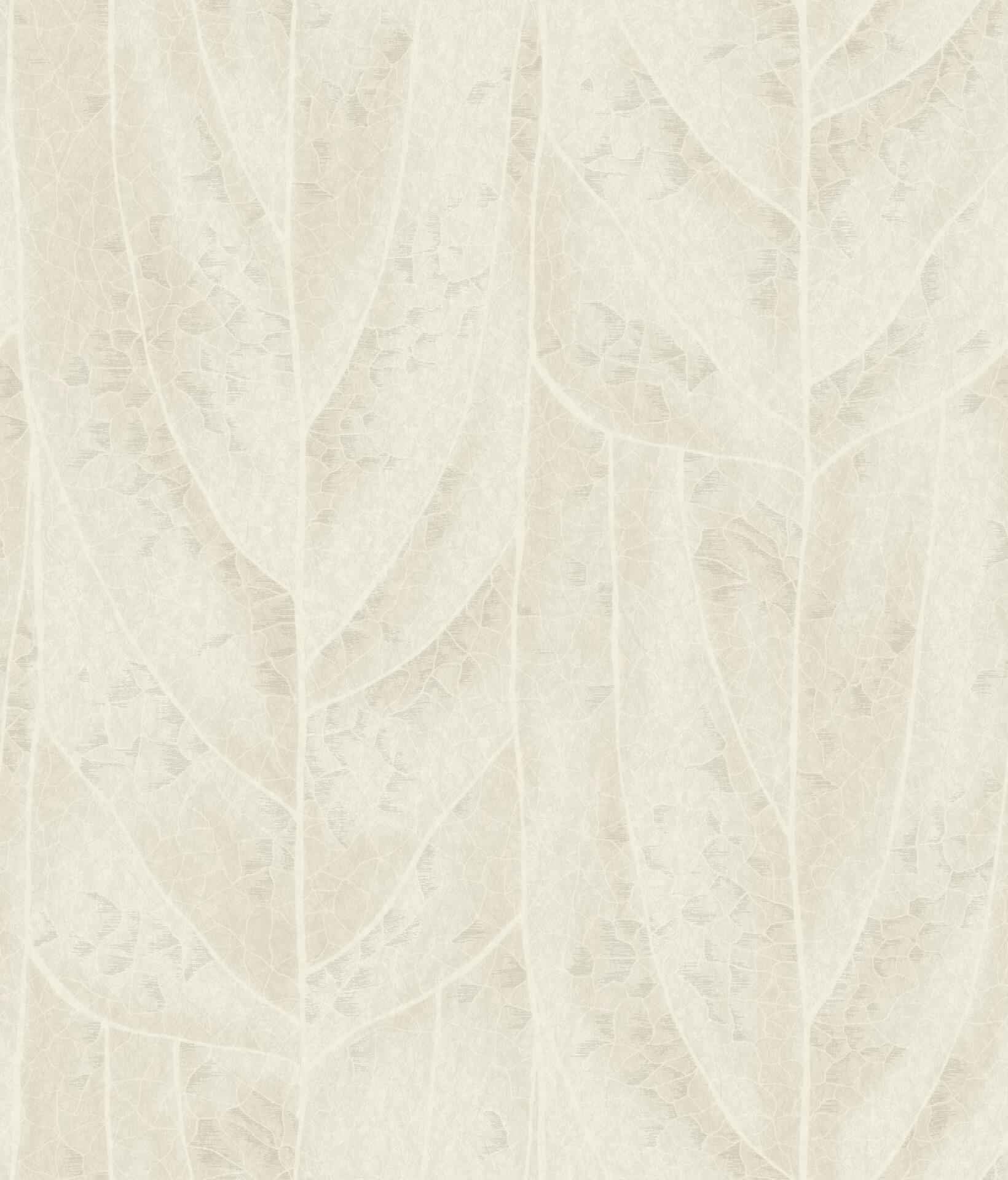 Dicot Neutral Leaf Wallpaper - York Wallcoverings - NT6143 - York Wallcoverings Wallpaper