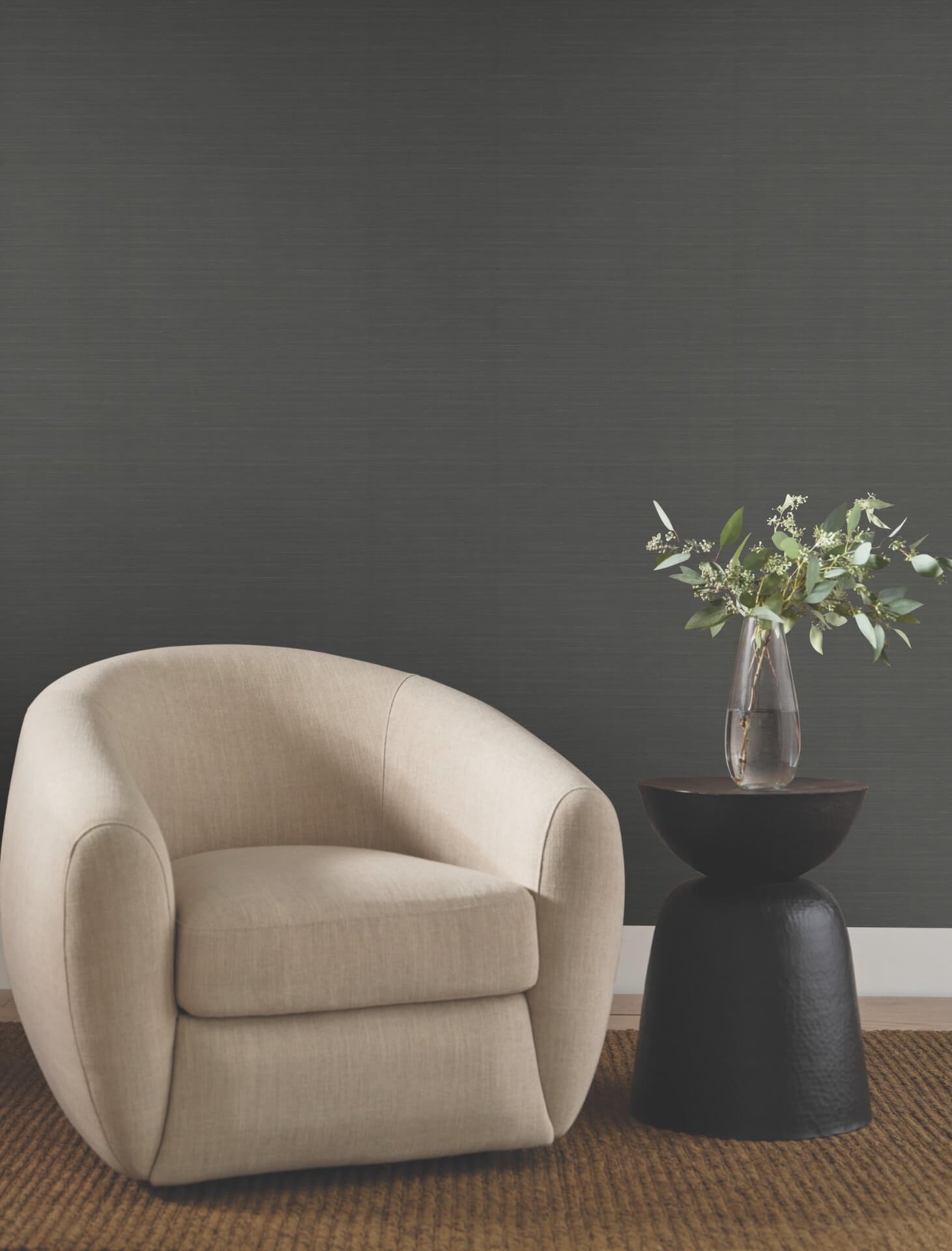 quiet-vista-ebony-wallpaper-york-wallcoverings-nt6203n - York Wallpaper Wallpaper