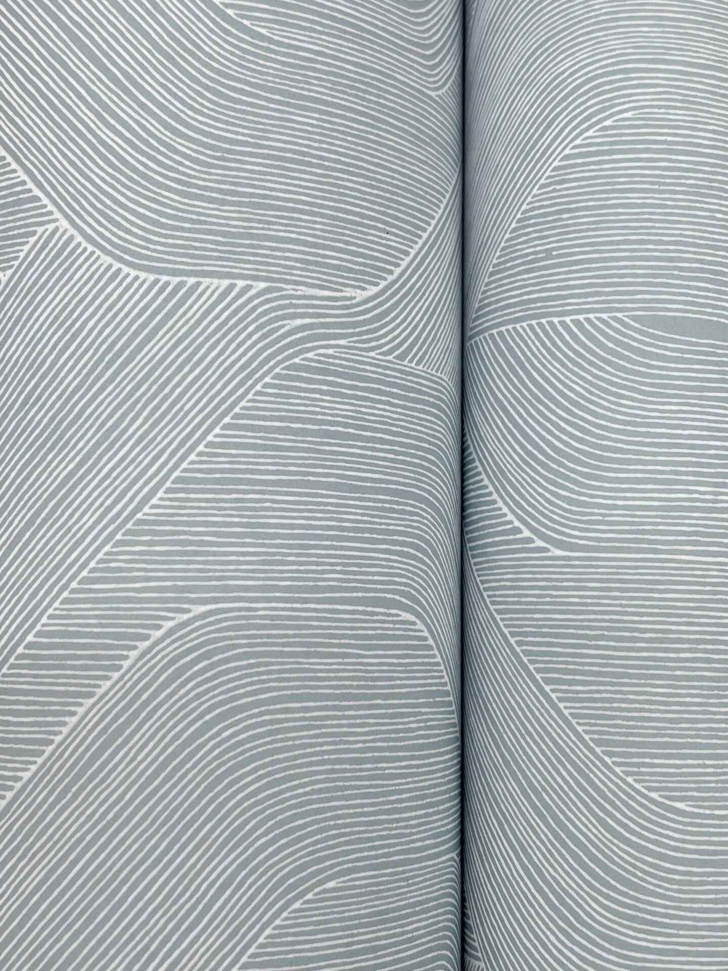 Fine Line Blue Geometric Wallpaper - York Wallcoverings - NT6194 - York Wallcoverings Wallpaper