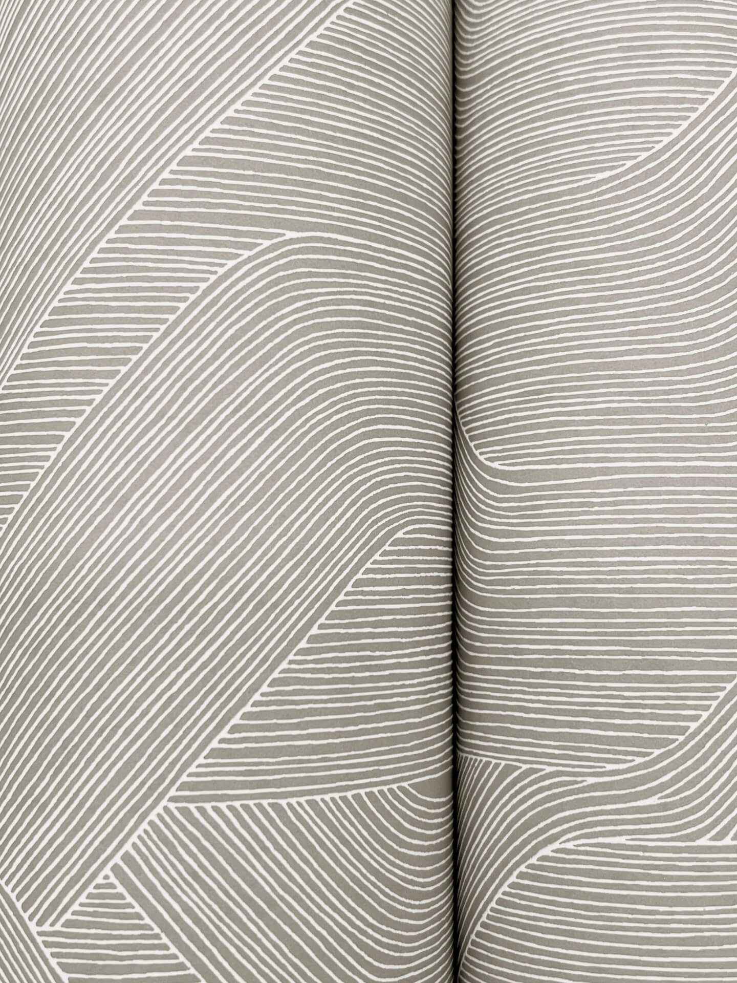 Fine Line Grey Geometric Wallpaper - York Wallcoverings - NT6191 - York Wallcoverings Wallpaper