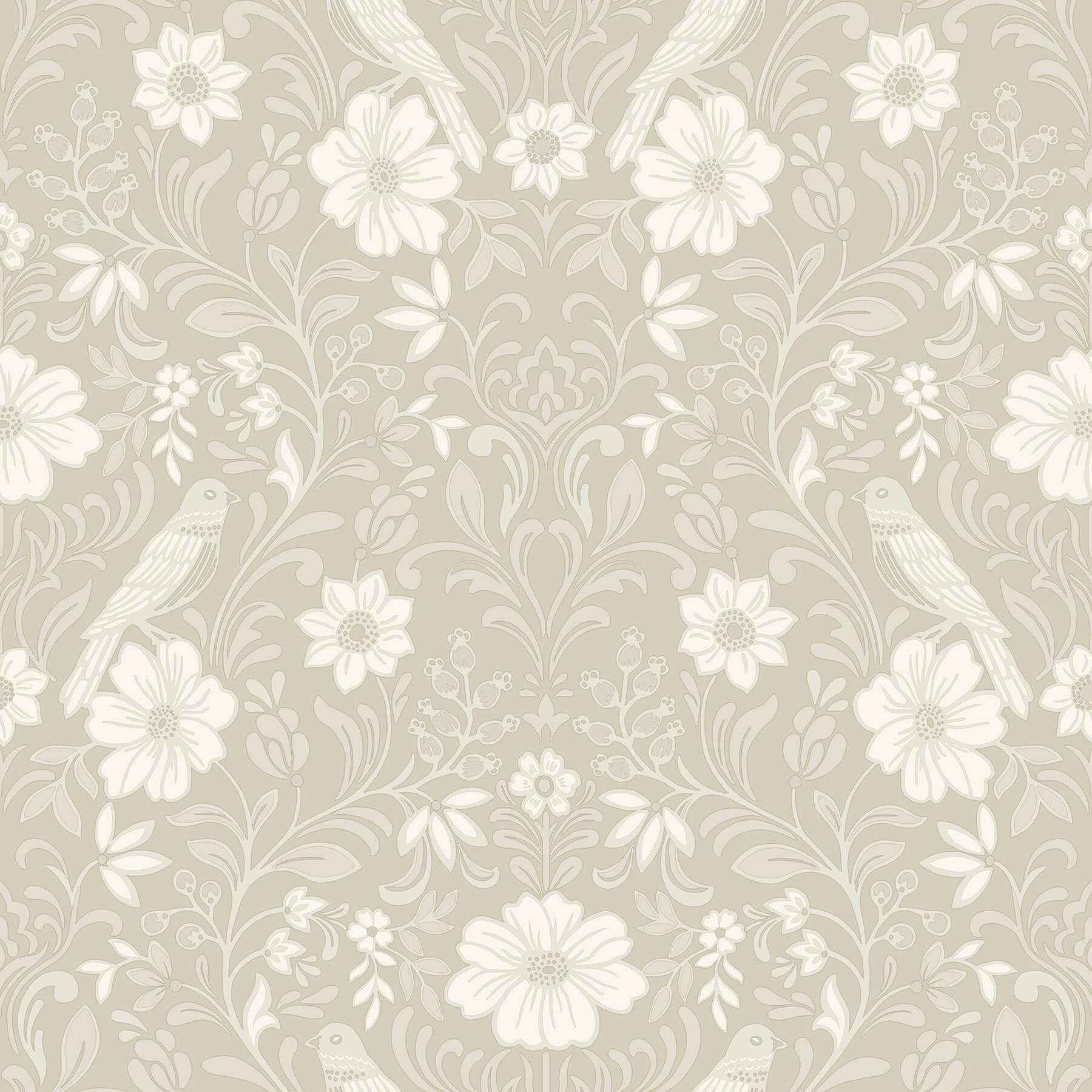 Colette Linen Wallpaper - York Wallcoverings - MF4744 - York Wallcoverings Wallpaper