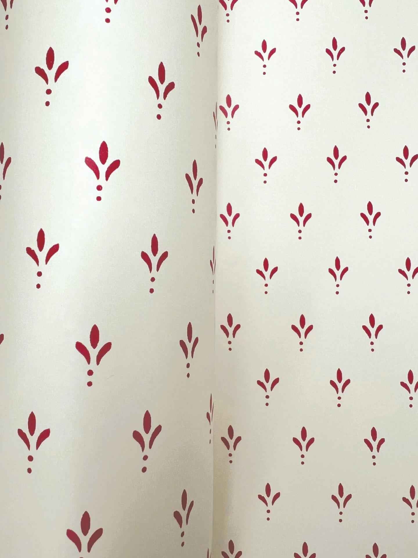 Charm Red Wallpaper - York Wallcoverings - MF4771 - York Wallcoverings Wallpaper