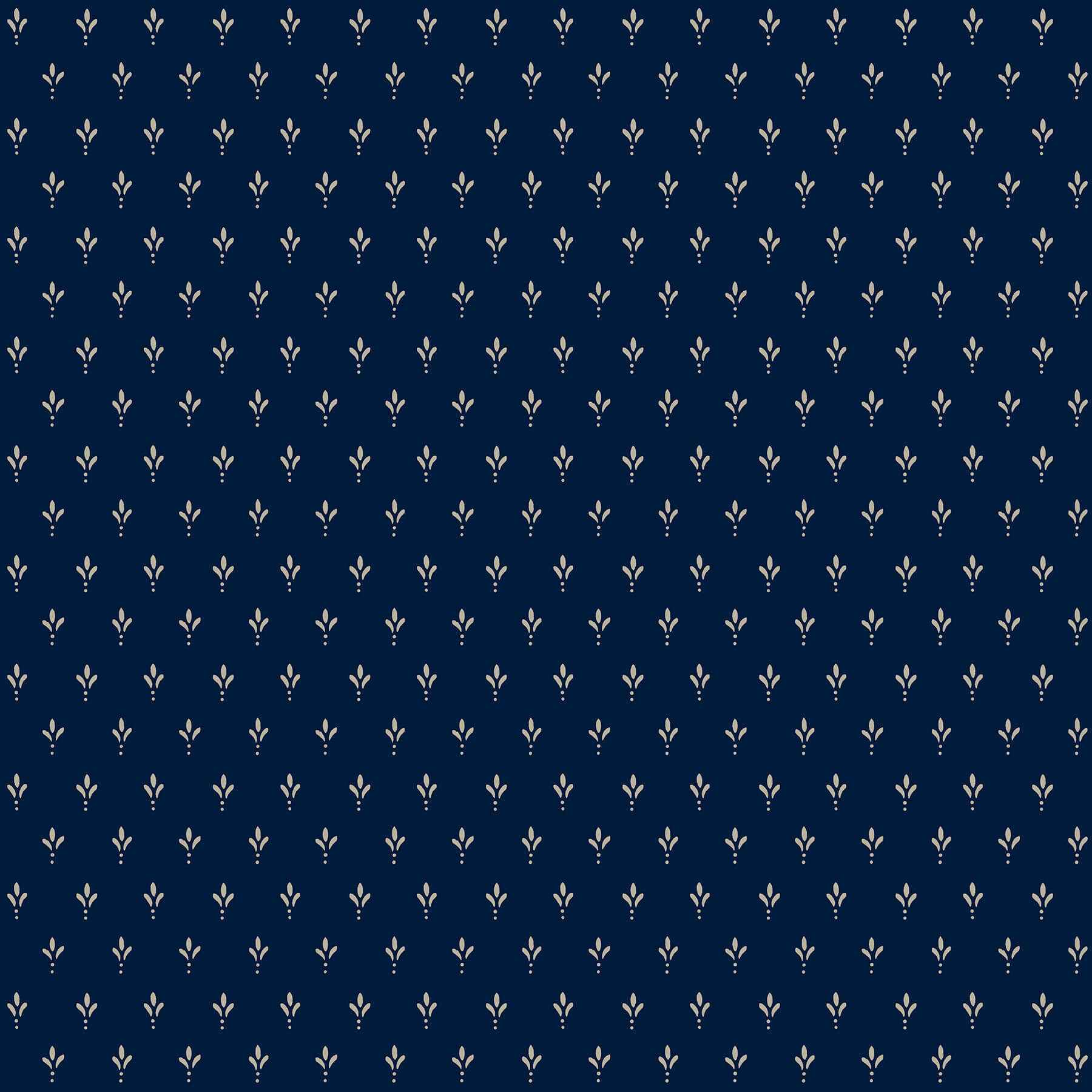 Charm Navy Wallpaper - York Wallcoverings - MF4776 - York Wallcoverings Wallpaper
