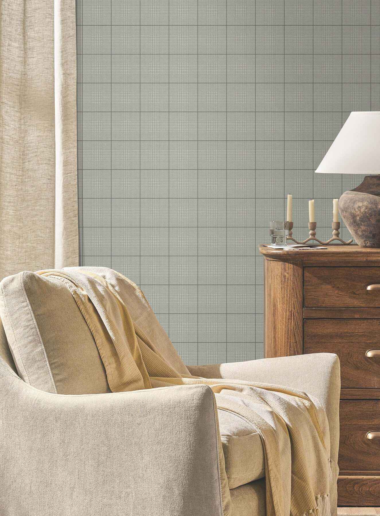 Windsor Grey Wallpaper - York Wallcoverings - MF4783 - York Wallcoverings Wallpaper