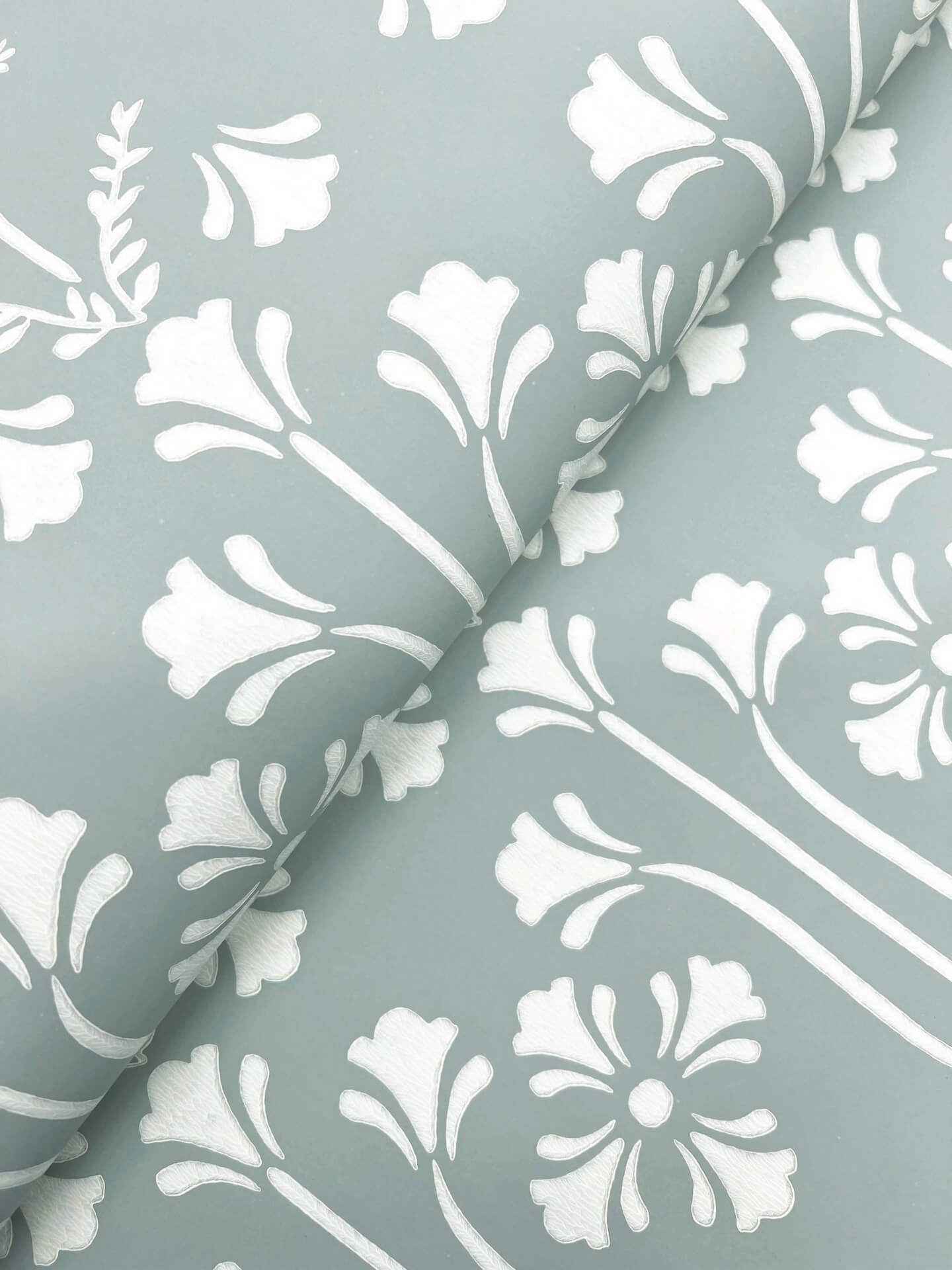 Lydia Blue Wallpaper - York Wallcoverings - MF4806 - York Wallcoverings Wallpaper
