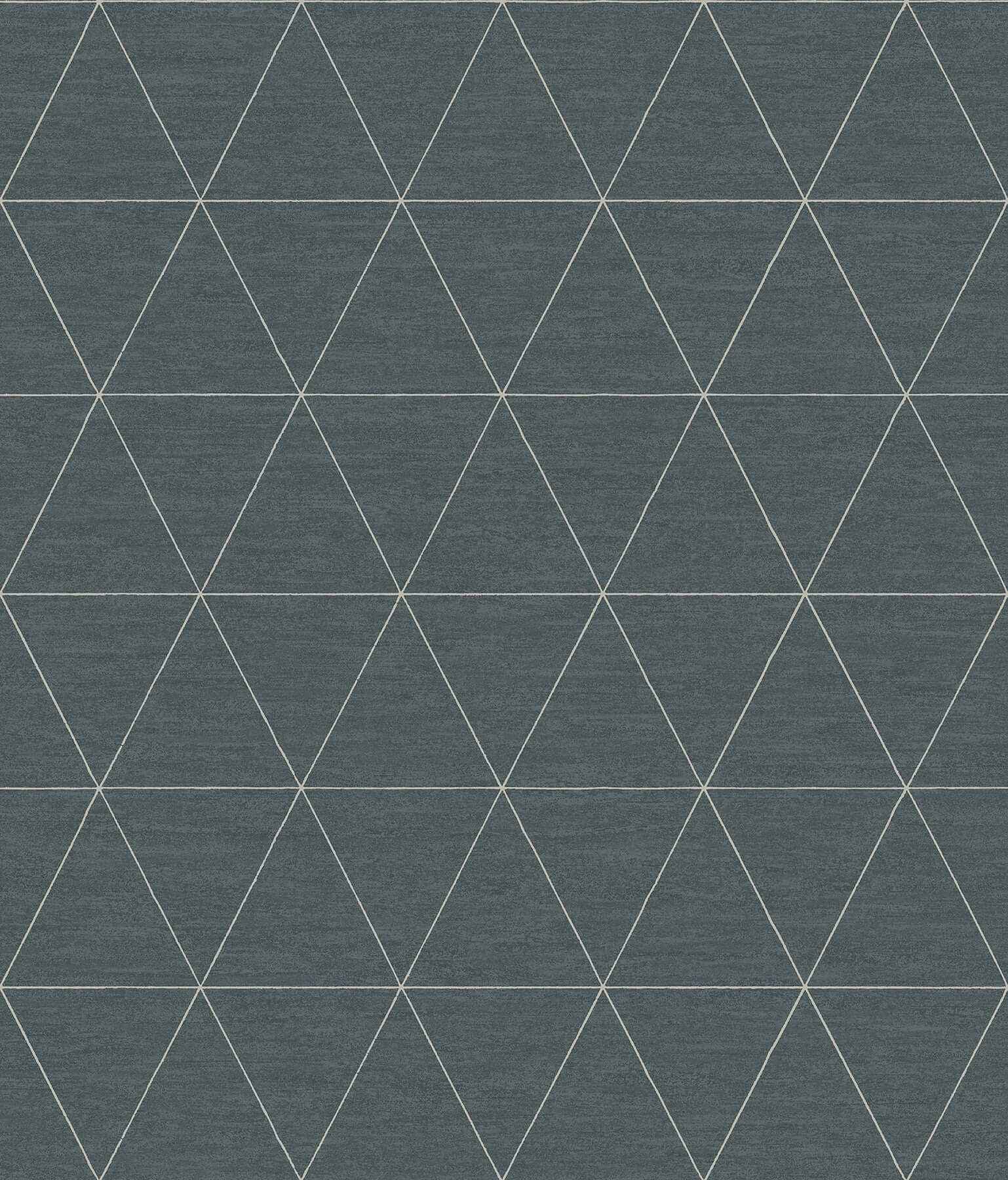 Ridge Dark Grey Wallpaper - York Wallcoverings - OM3611