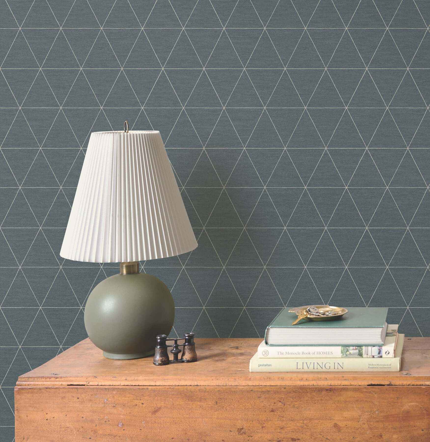 Ridge Dark Grey Wallpaper - York Wallcoverings - OM3611 - York Wallcoverings Wallpaper