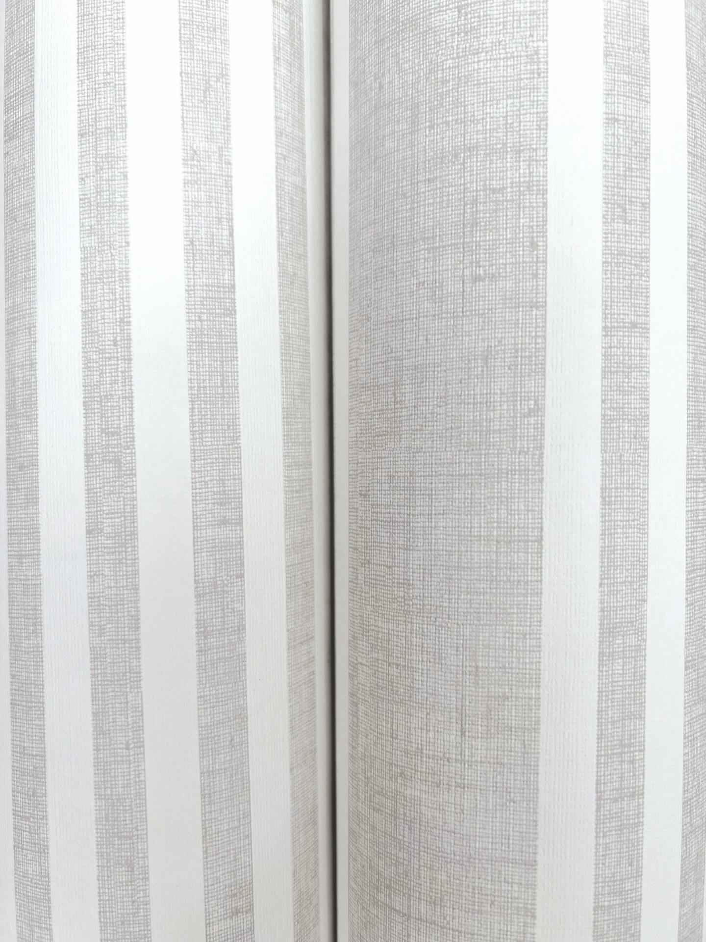French Arctic Grey Linen Stripe Wallpaper - York Wallcoverings - SR1582MH - York Wallcoverings Wallpaper