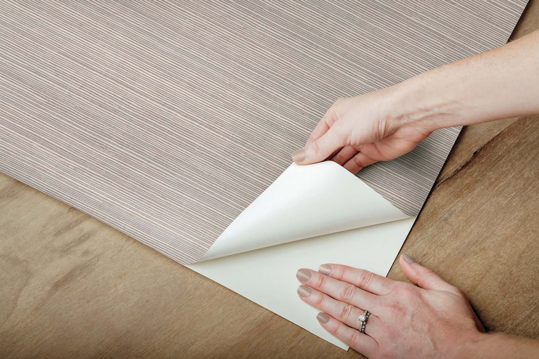 natural-grasscloth-peel-stick-wallpaper-classic-grey-york-wallcoverings-psw1591rl - York Wallcoverings Wallpaper