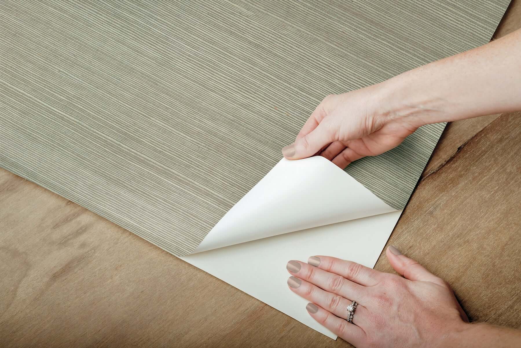 natural-grasscloth-peel-stick-wallpaper-pine-york-wallcoverings-psw1594rl - York Wallcoverings Wallpaper