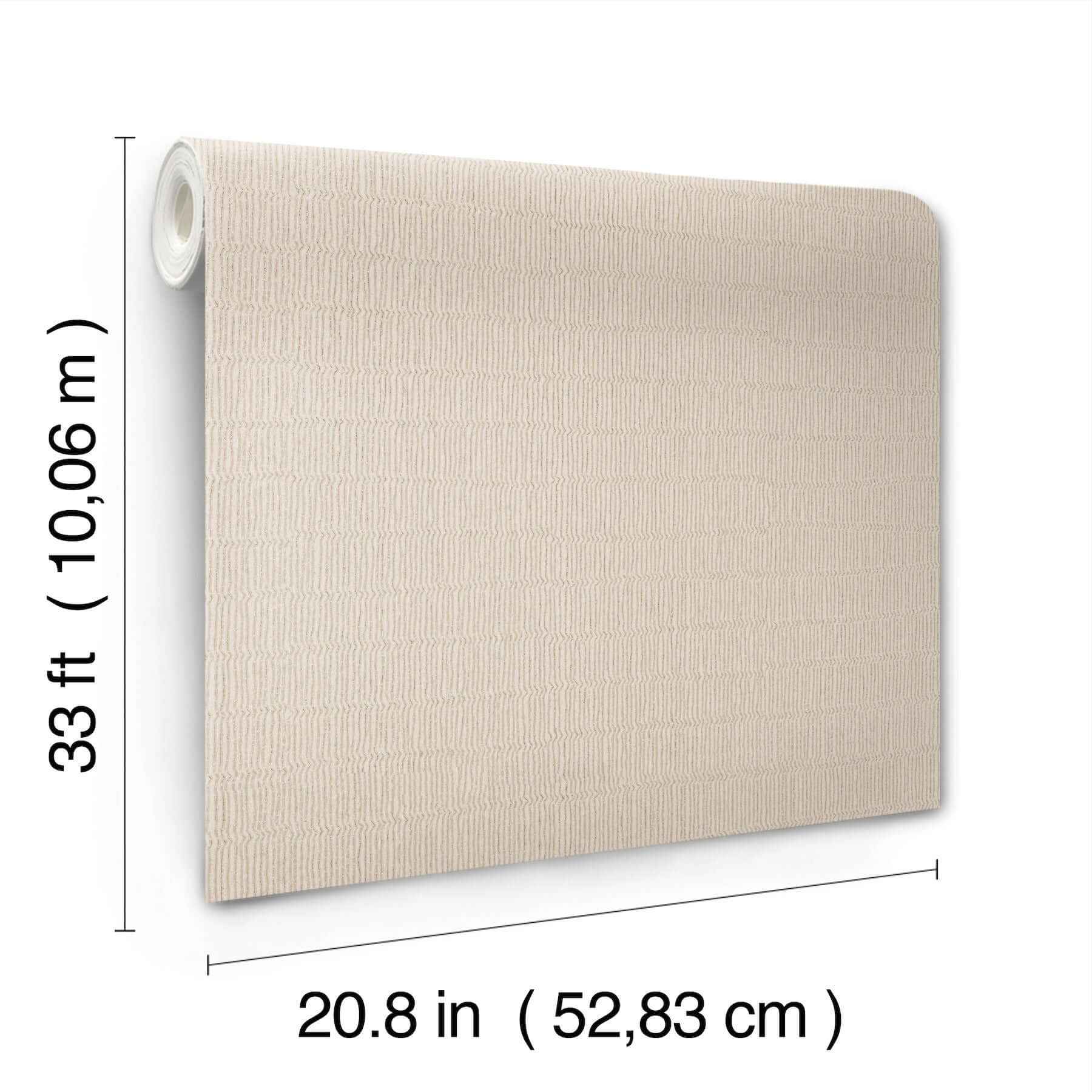 Tectonic Texture Almond & Silver Wallpaper - York Wallcoverings - FM1013 - York Wallcoverings Wallpaper